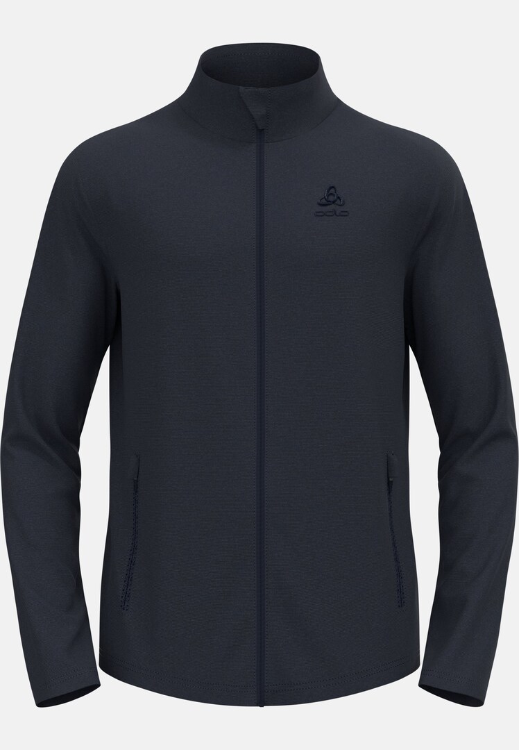 The men's Run Easy mid layer hoody in provincial blue