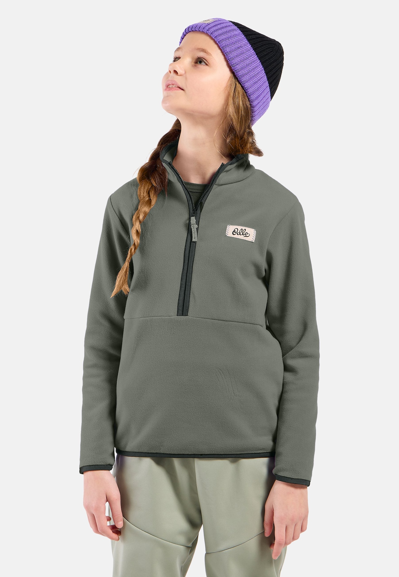 Mid layer met halve rits uit de Adventurer-collectie