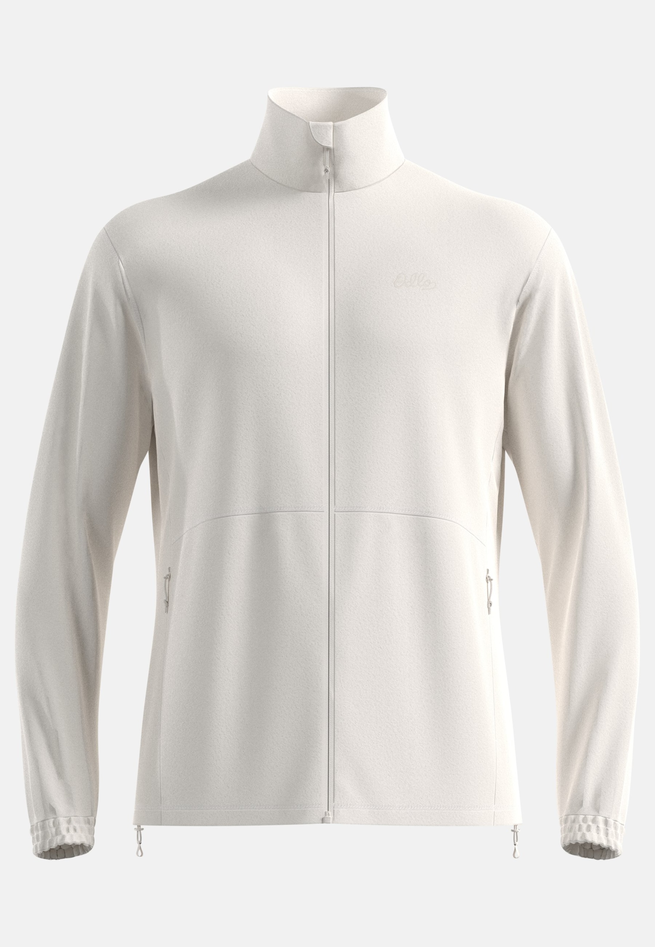 Odlo Classic Fleece Mid Layer Full-Zip für Herren - Wandern, Ski & Snow - grau, L