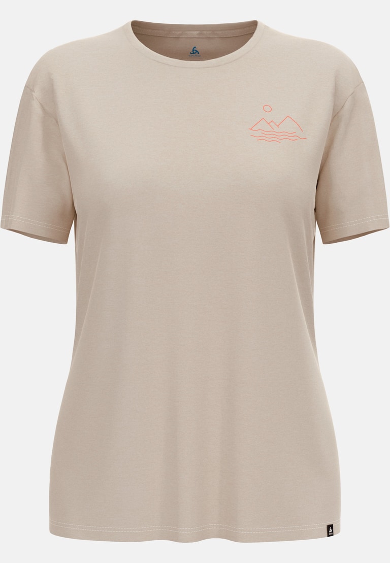 Ascent sun sea mountains t-shirt