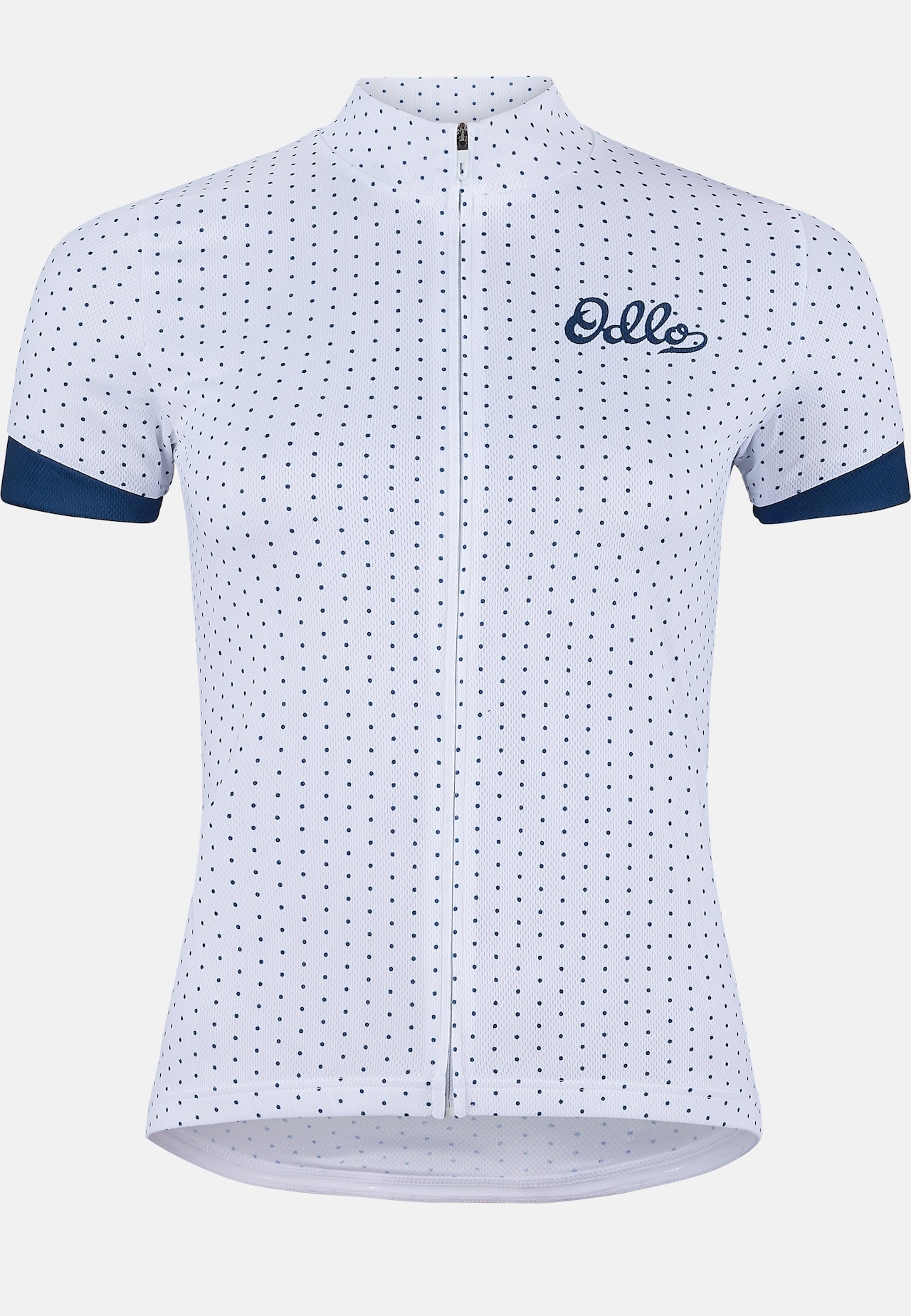 Maglia da ciclismo Essential con stampa a collo alto e zip intera