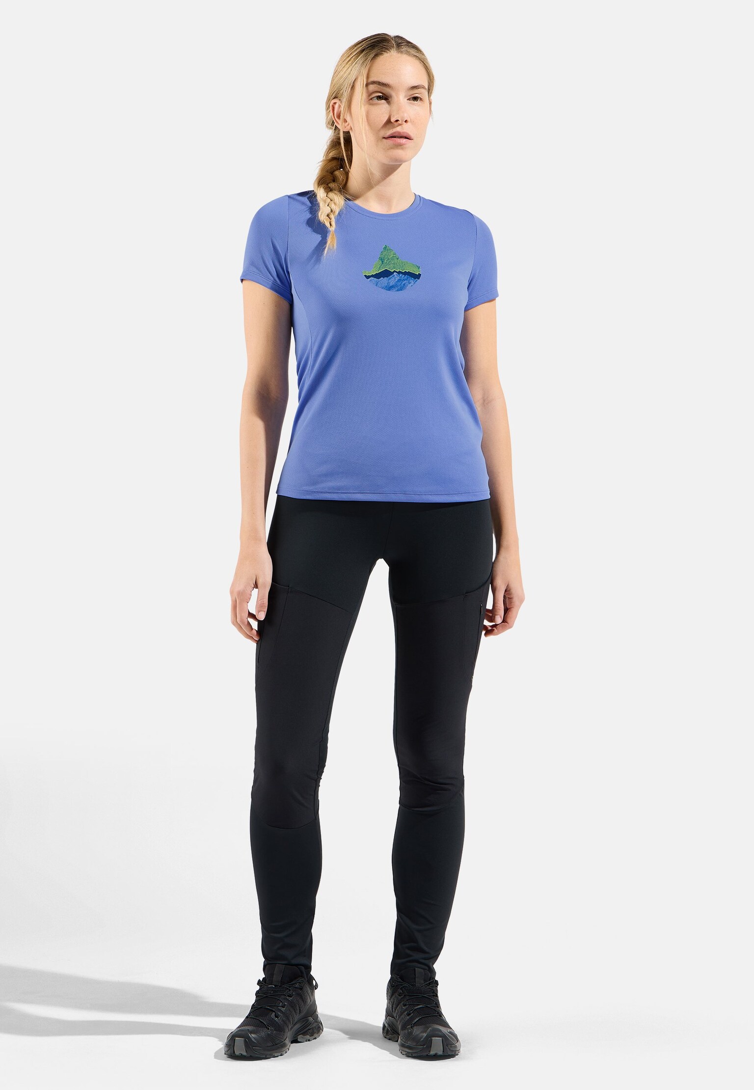 T-shirt F-Dry con stampa montagna