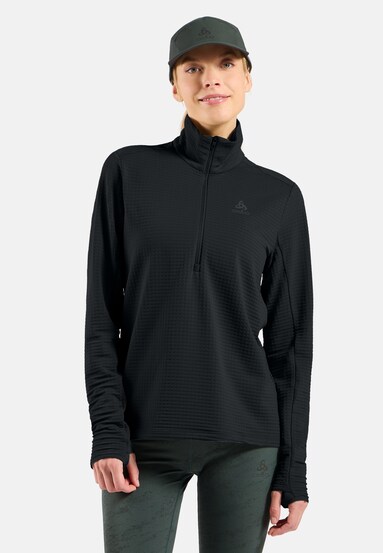 The Essentials Thermal half-zip running mid layer