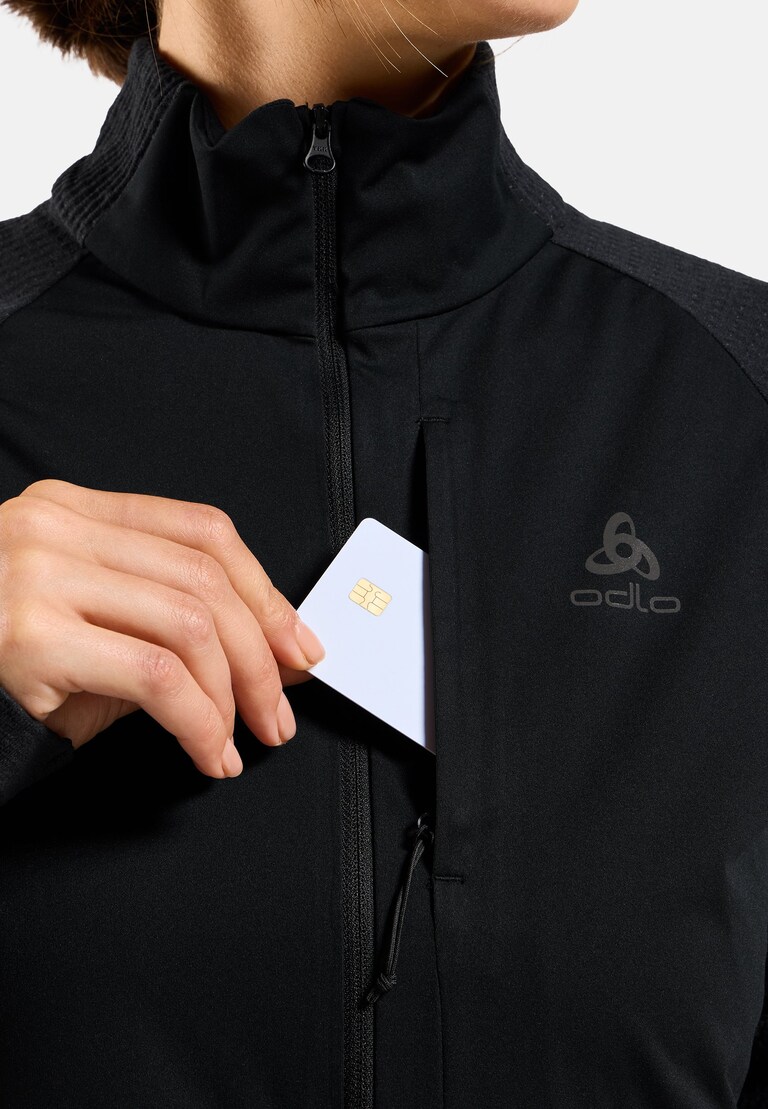The Zeroweight Pro Performance Wool windproof hybrid cross-country jacket