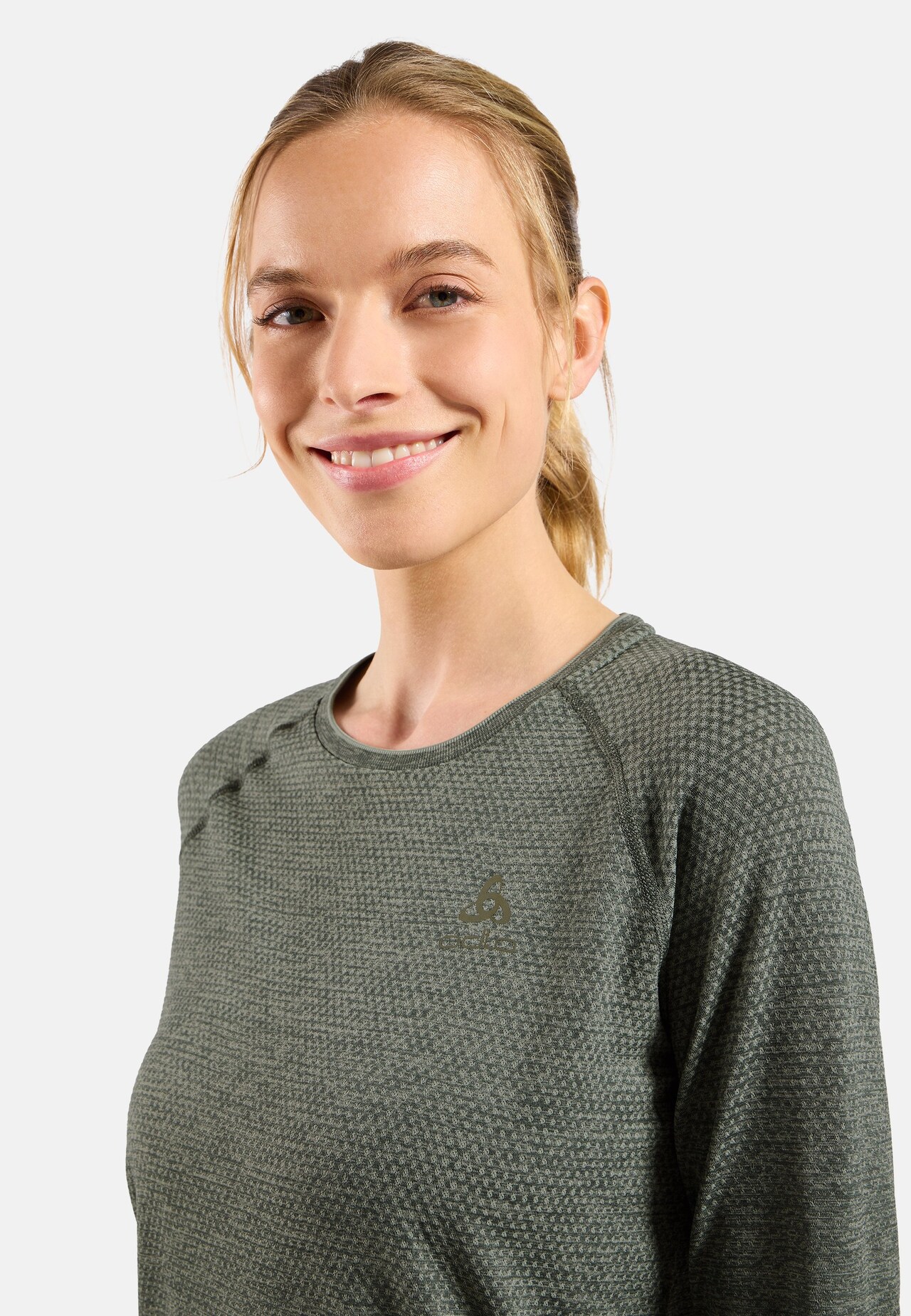 T-shirt manches longues de running Essential Seamless