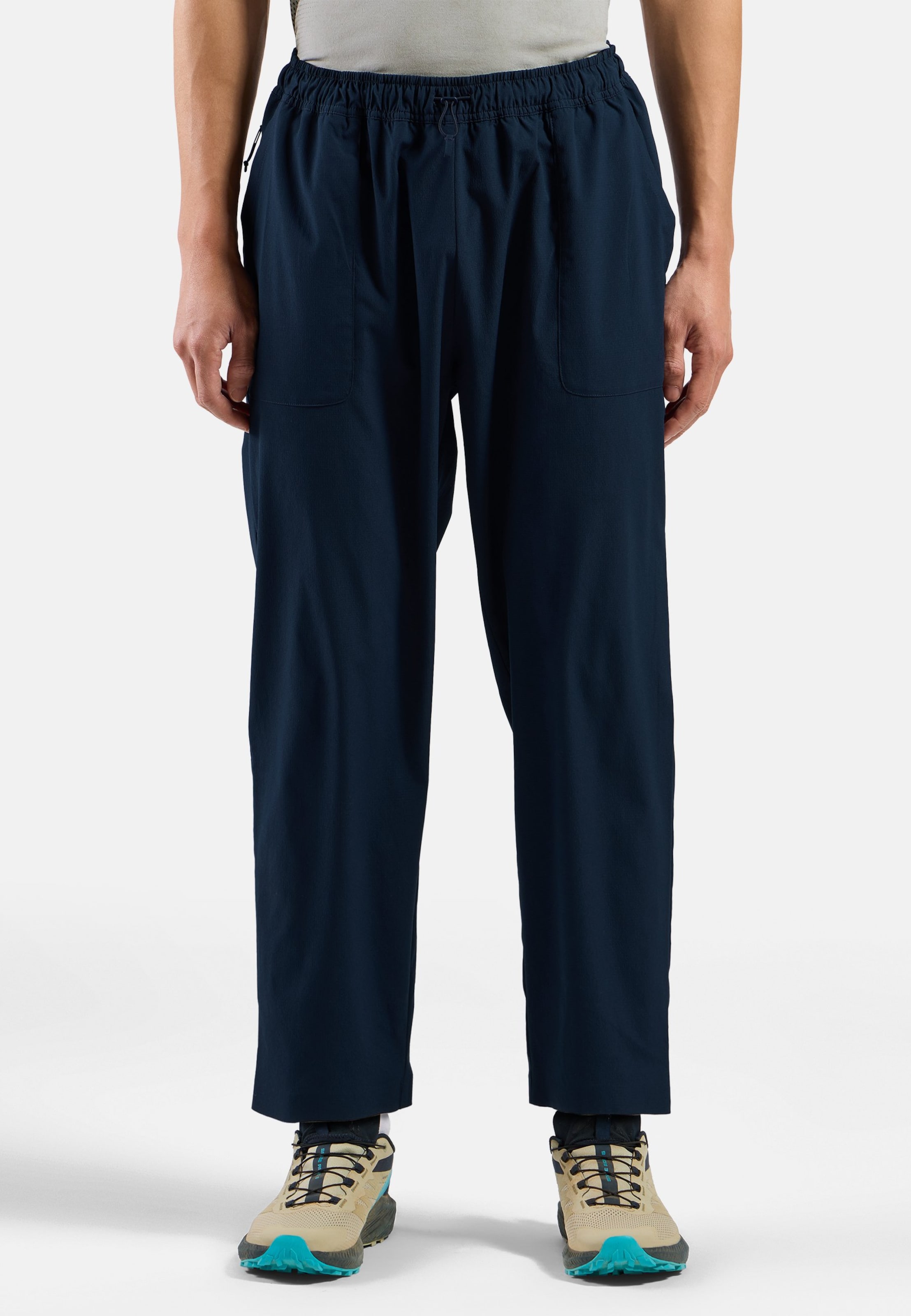 Odlo Ultraleichte Ascent 7/8-Ripstop-Hose mit schmal zulaufendem Bein für Herren, XL, blau