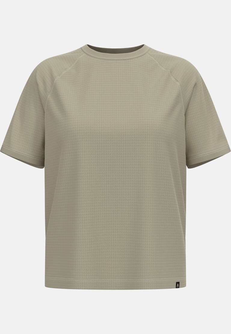 The Ascent merino-blend waffle cropped short-sleeve t-shirt