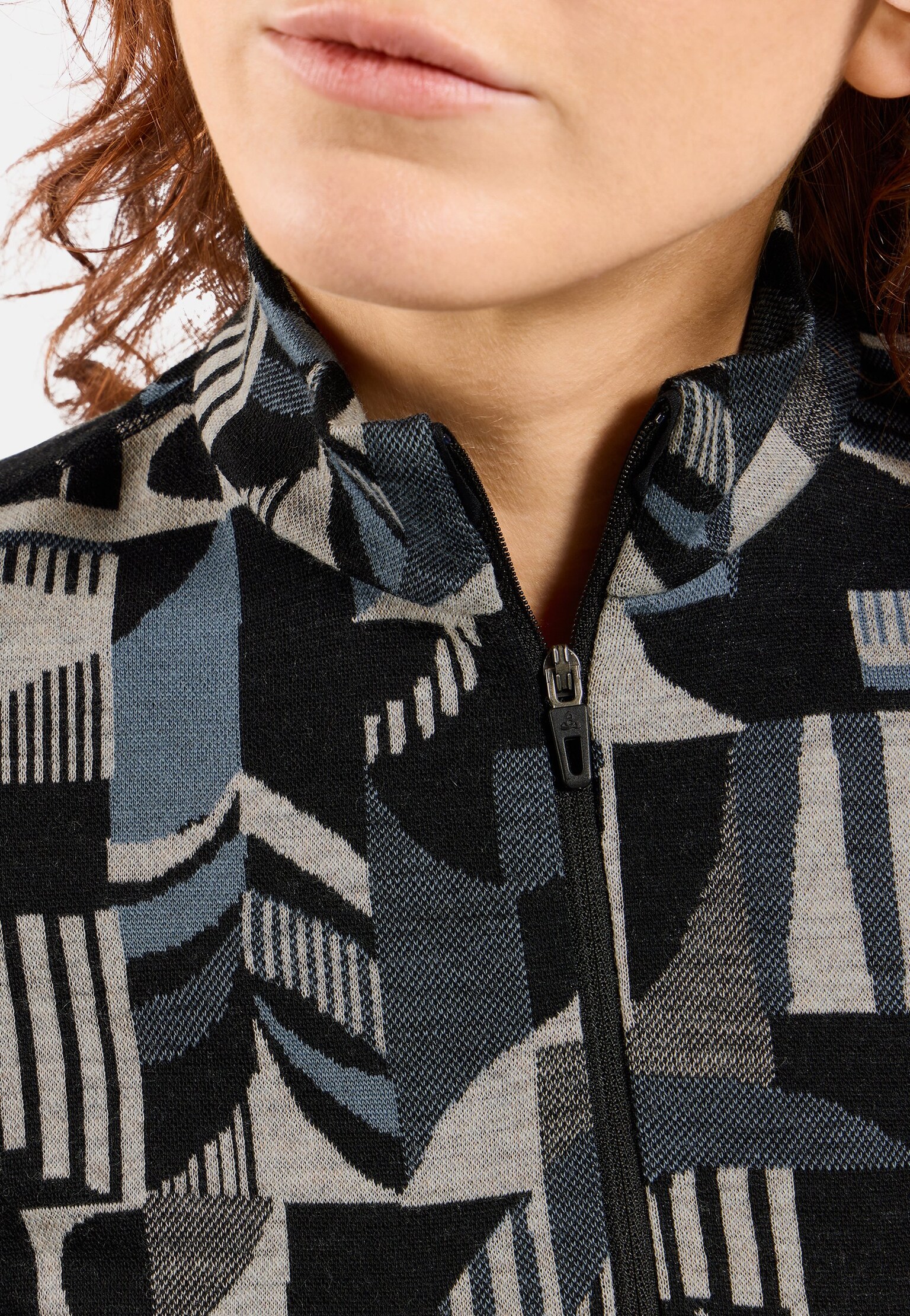 The Natural Merino Warm Jacquard Base Layer Half-Zip