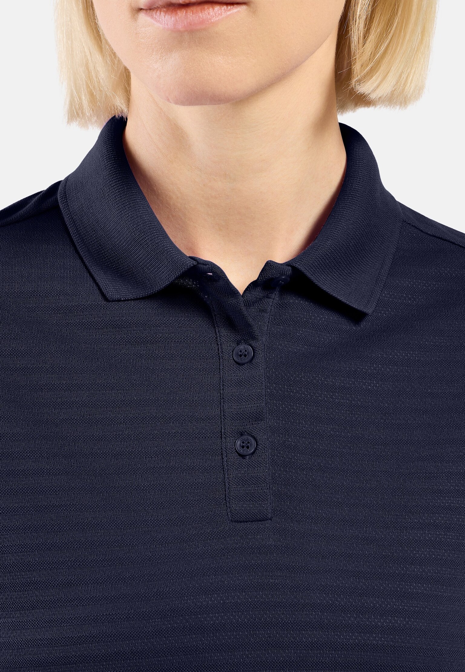 Ascent Poloshirt mit Naturfasern
