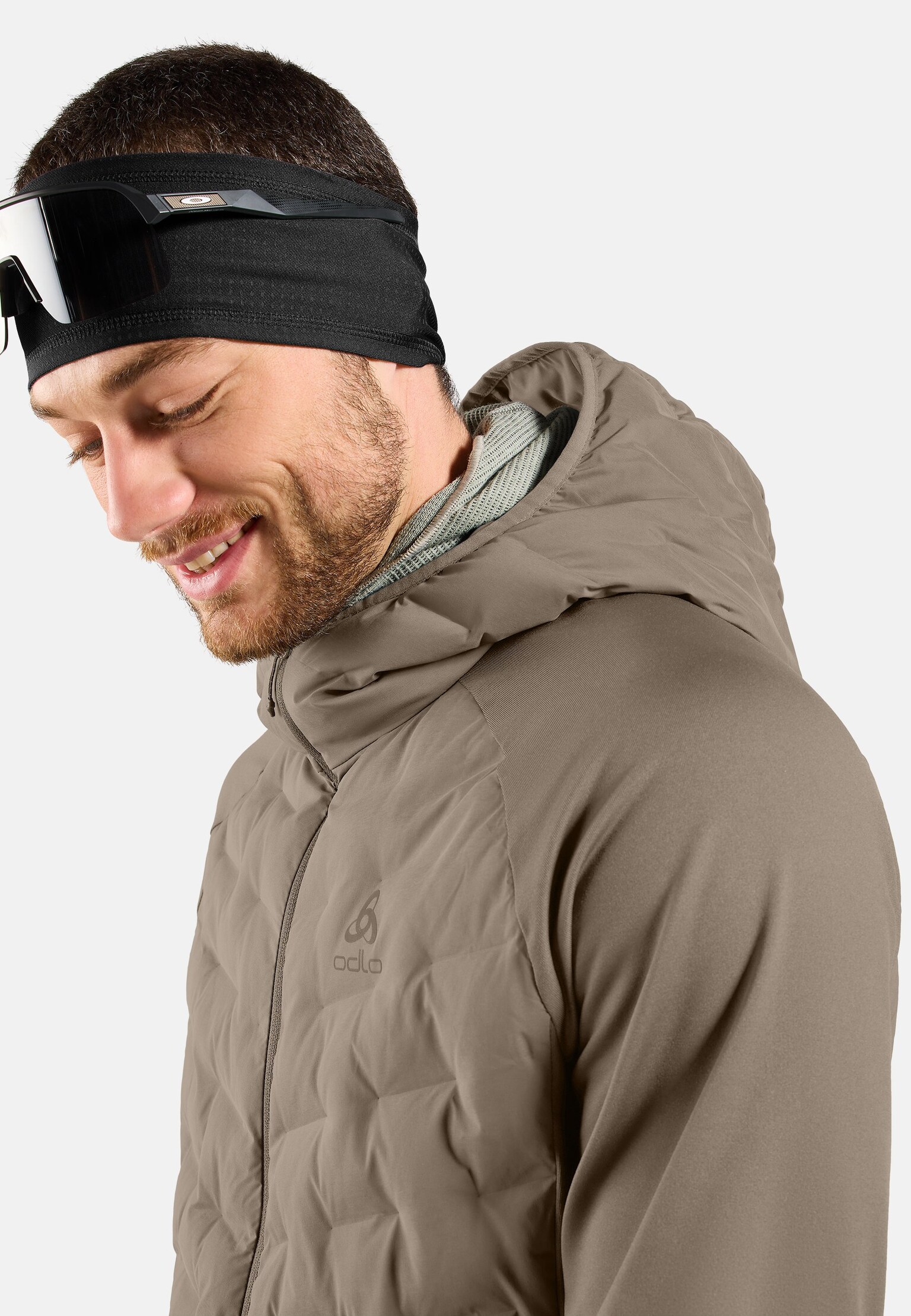 Pull à capuche hybride zippé Zeroweight Insulator