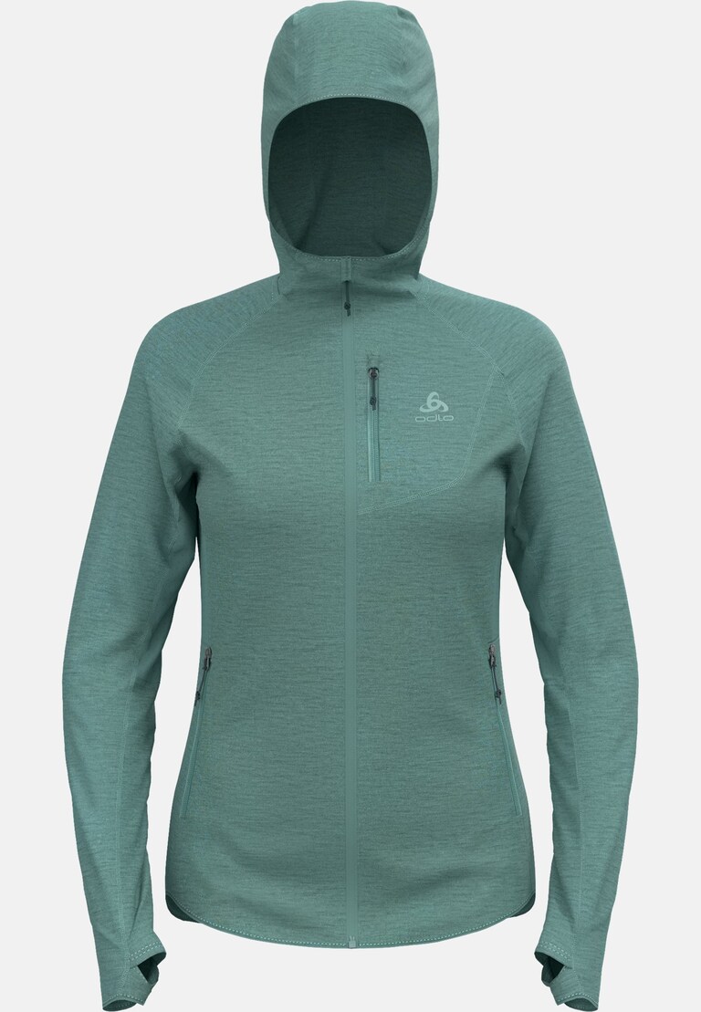 The Ascent Performance Wool 125 micro mid layer hooded zip