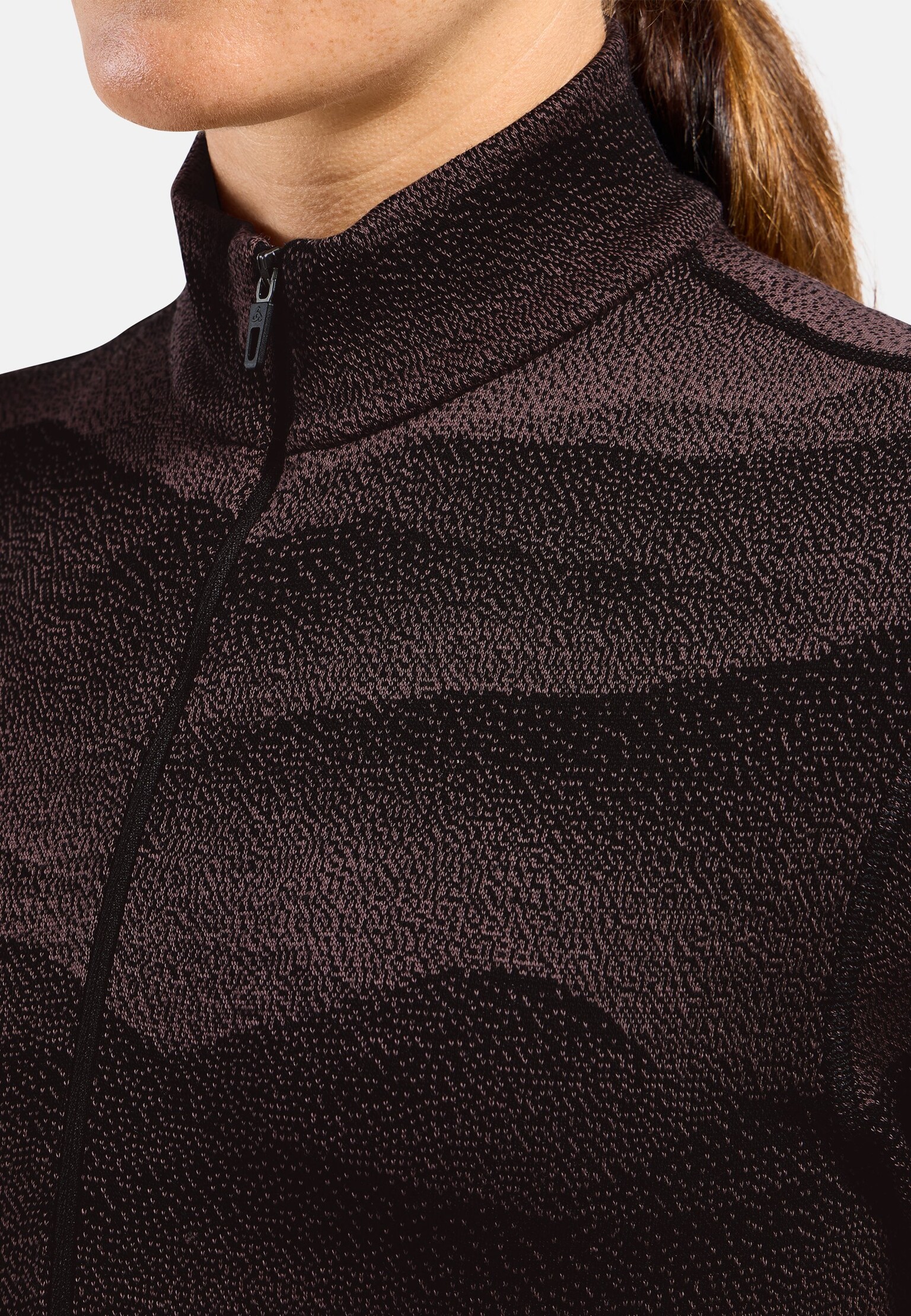 The Natural Merino Warm Jacquard Base Layer Half-Zip