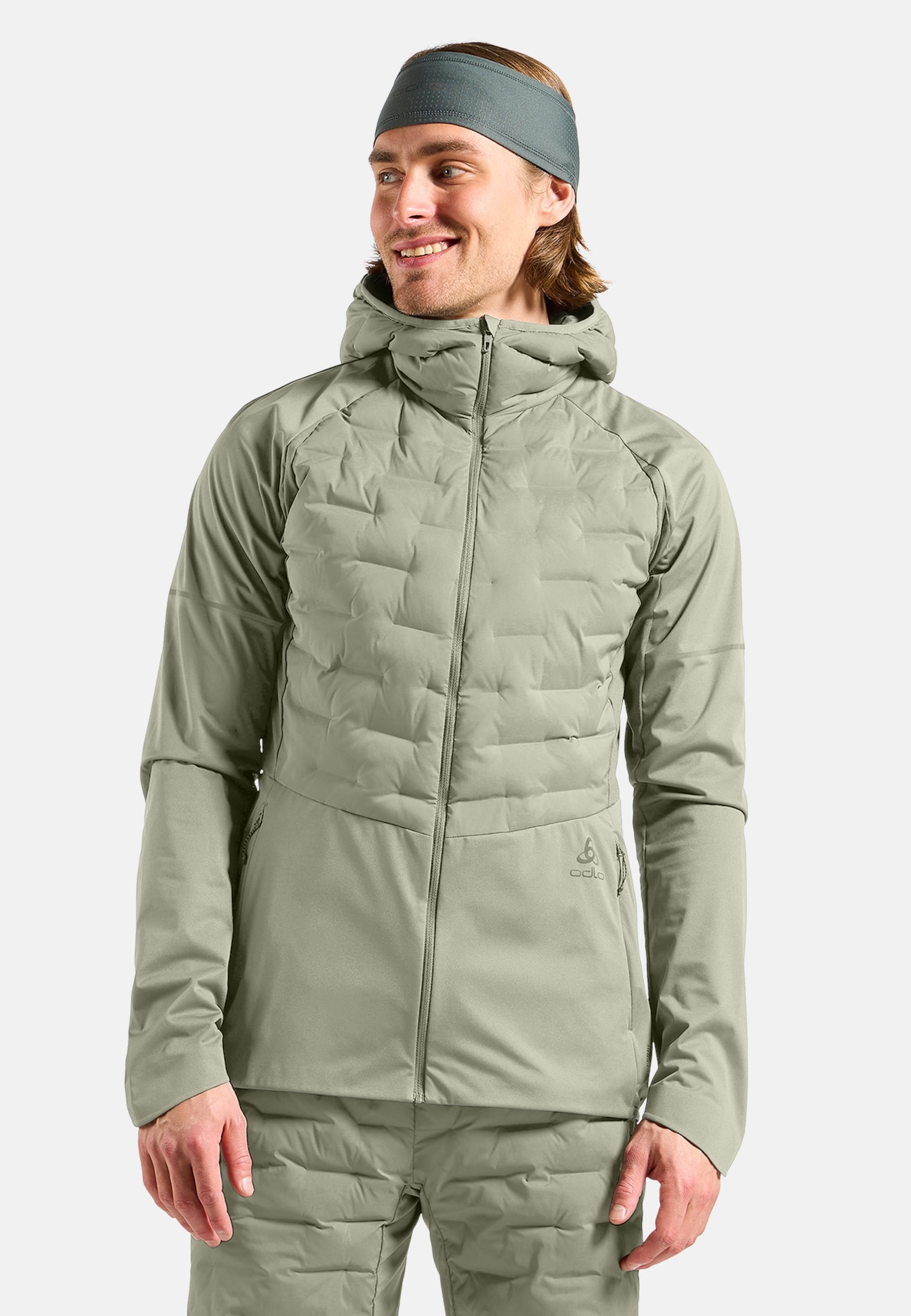 Odlo Zeroweight Insulator Laufjacke für Herren, S, grün