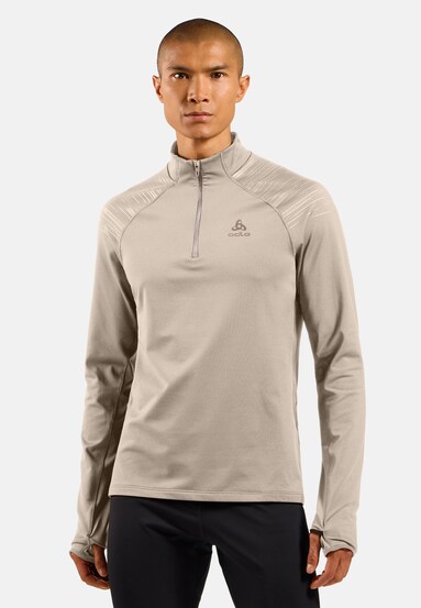 Mid layer running X-Alp Ceramiwarm con mezza zip