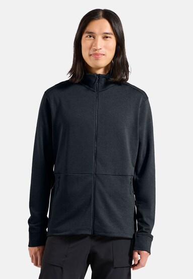 Essentials Multisport Mid Layer aus Grid-Fleece mit Reissverschluss