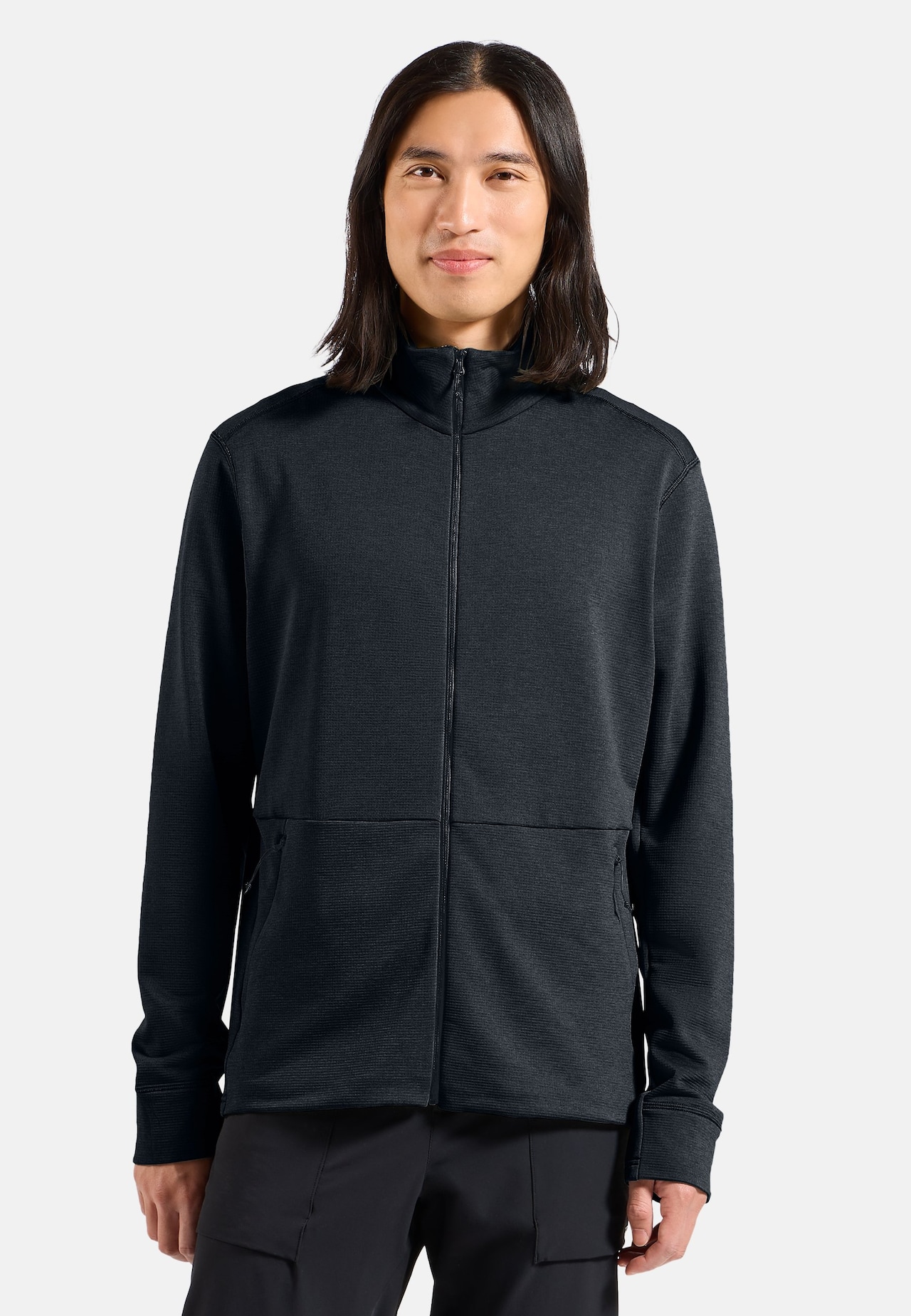 Grid Fleece Mid Layer Full-Zip