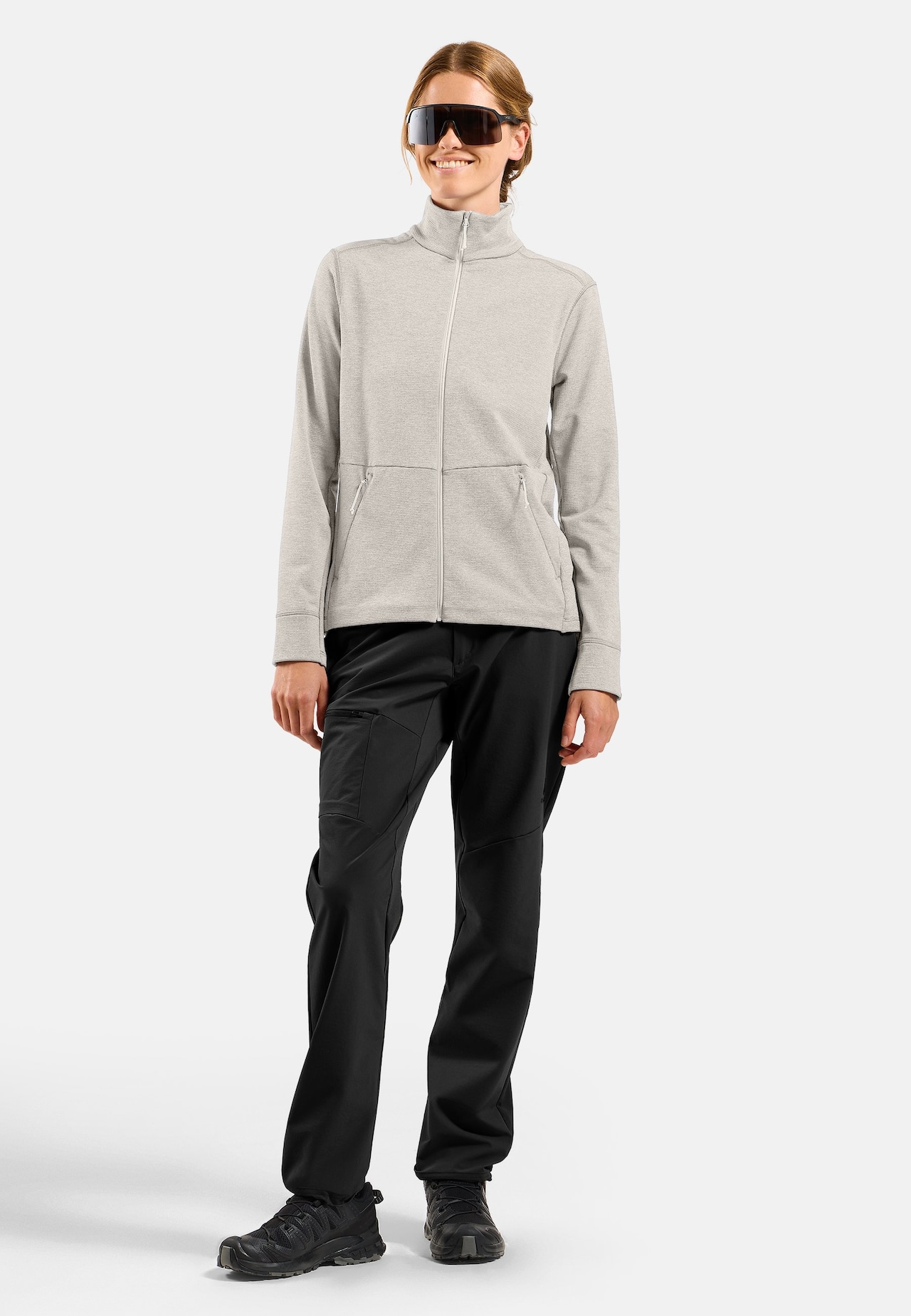 Grid Fleece Mid Layer Full-Zip