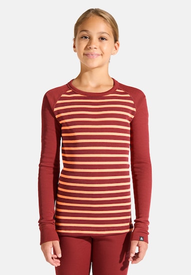Active Warm Kids Stripes Base Layer Shirt