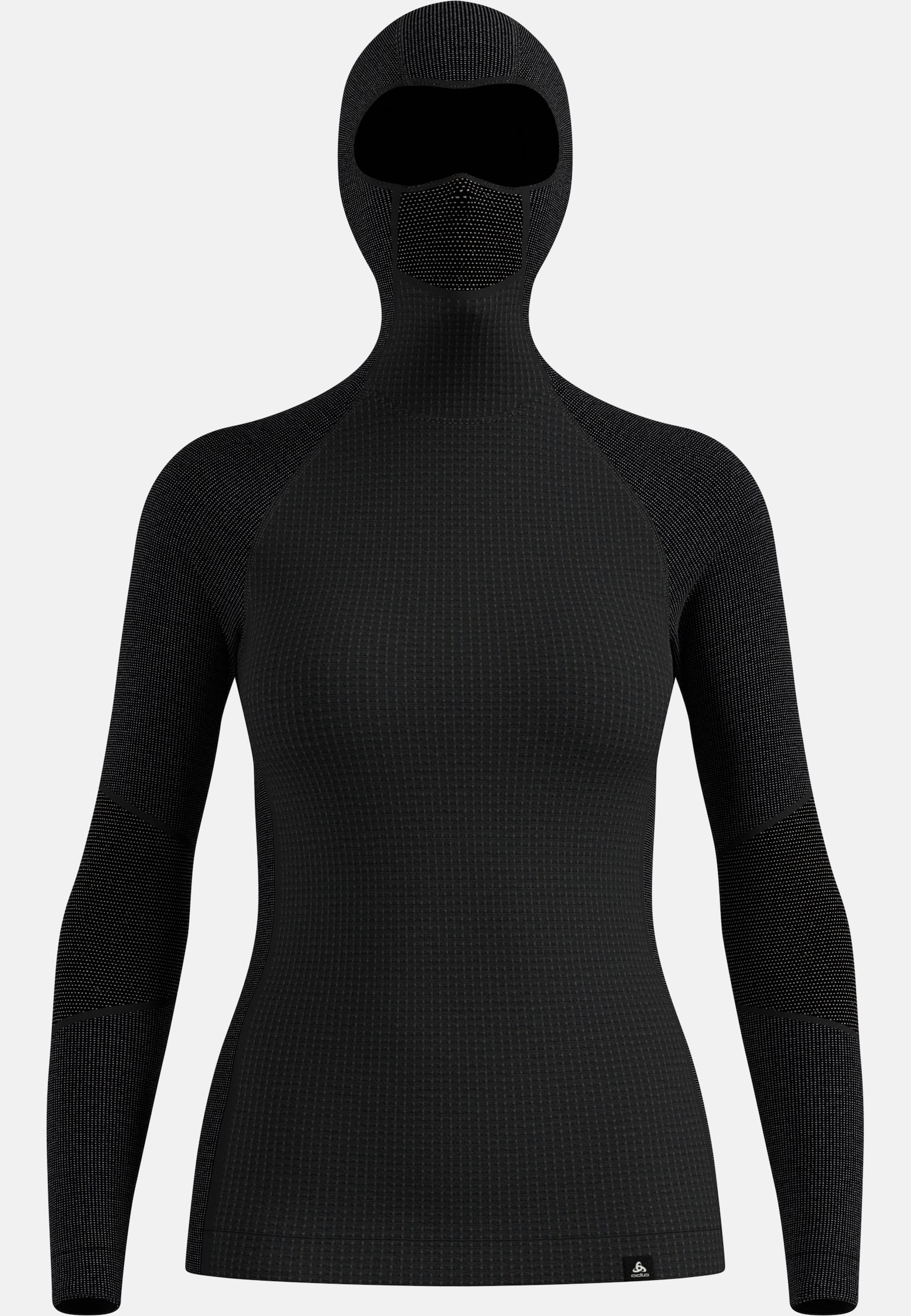 The Seamless Performance Wool base layer top with facemask