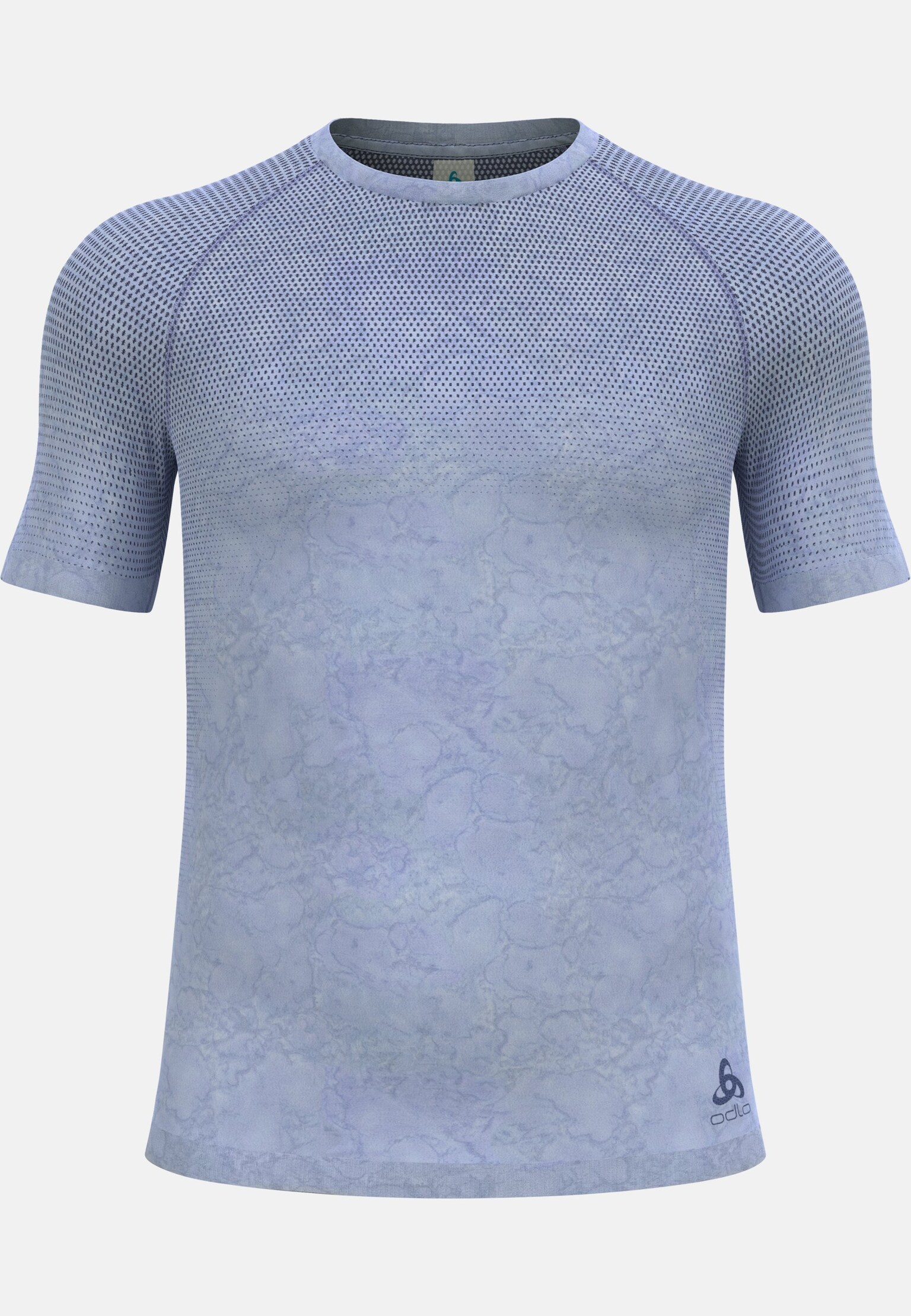 Kurzärmeliger Performance Light Base Layer mit Rain-Dye-Effekt
