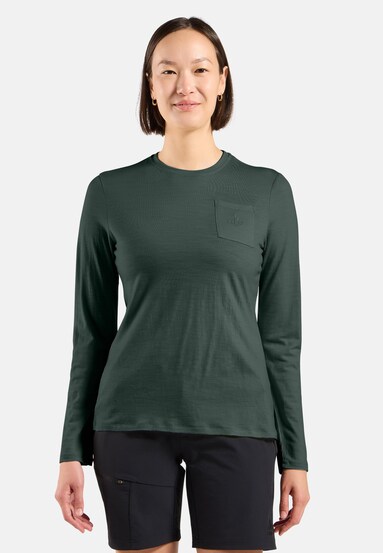 Ascent Merino 200 Langarmshirt mit Brusttasche