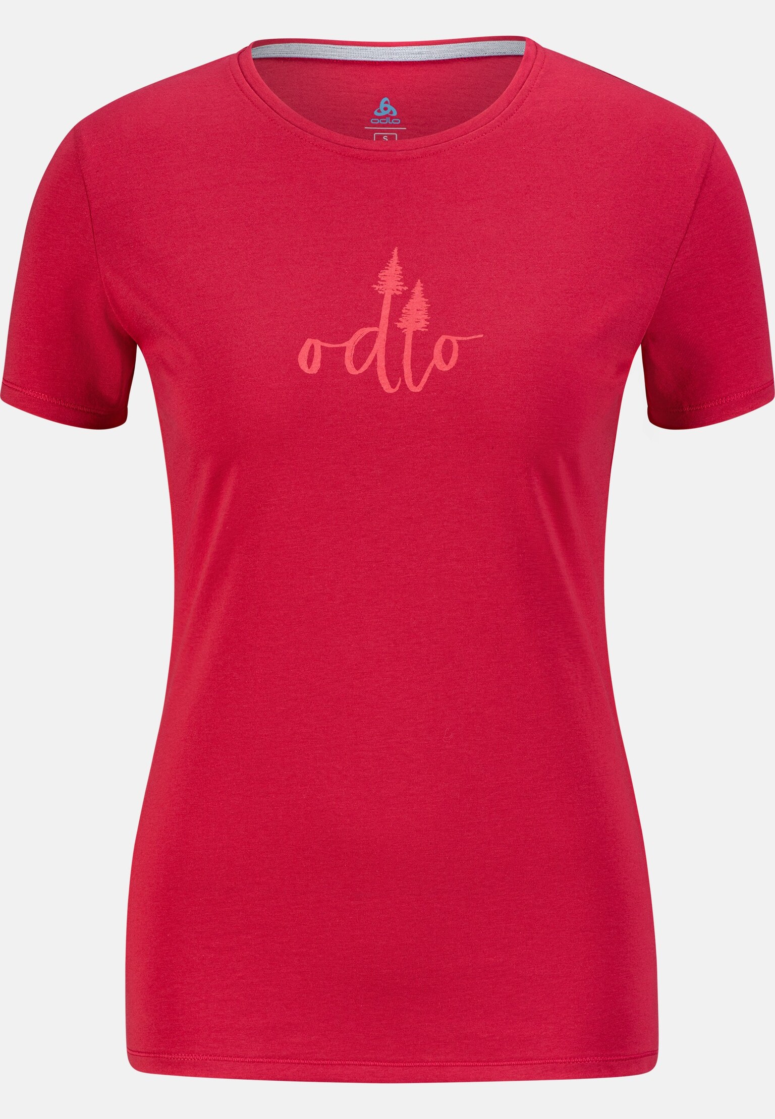 T-shirt à imprimé sapins Kumano