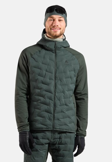 Zeroweight Insulator Hybrid Mid Layer mit Kapuze und Reissverschluss