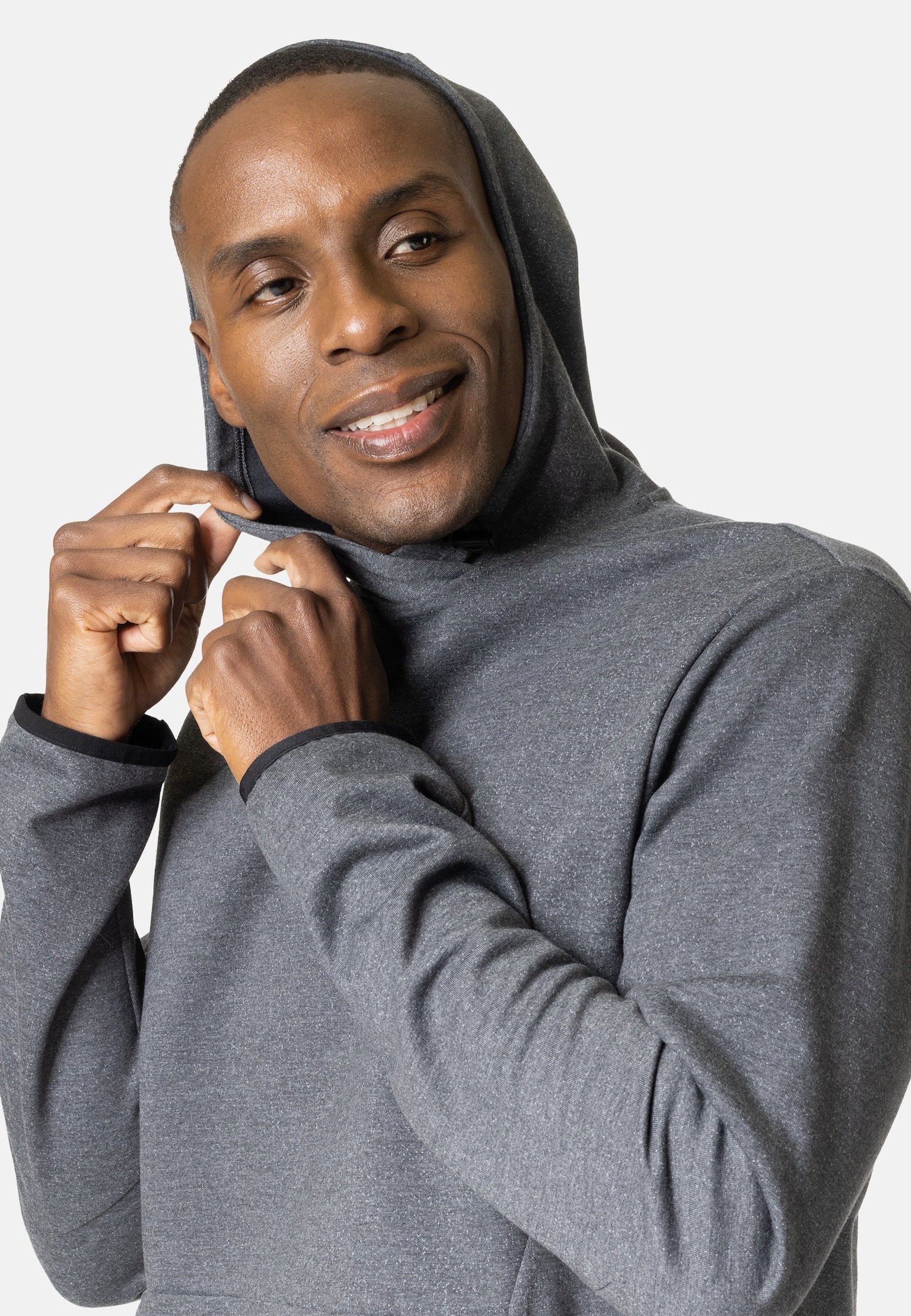 Essential Knit Lauf-Hoodie