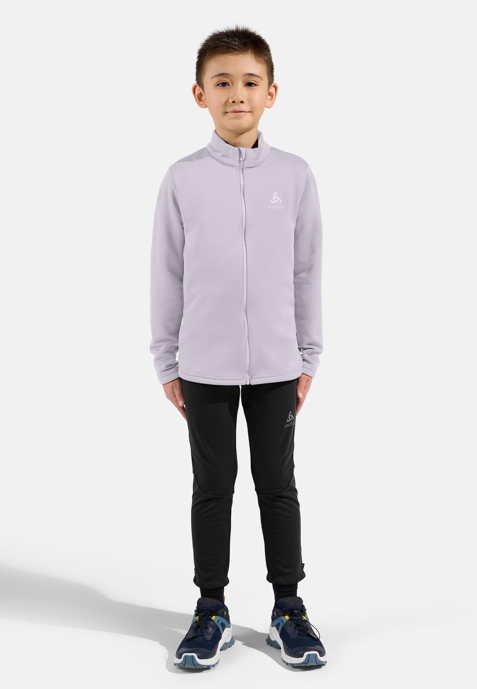 The Berra kids' mid layer zip