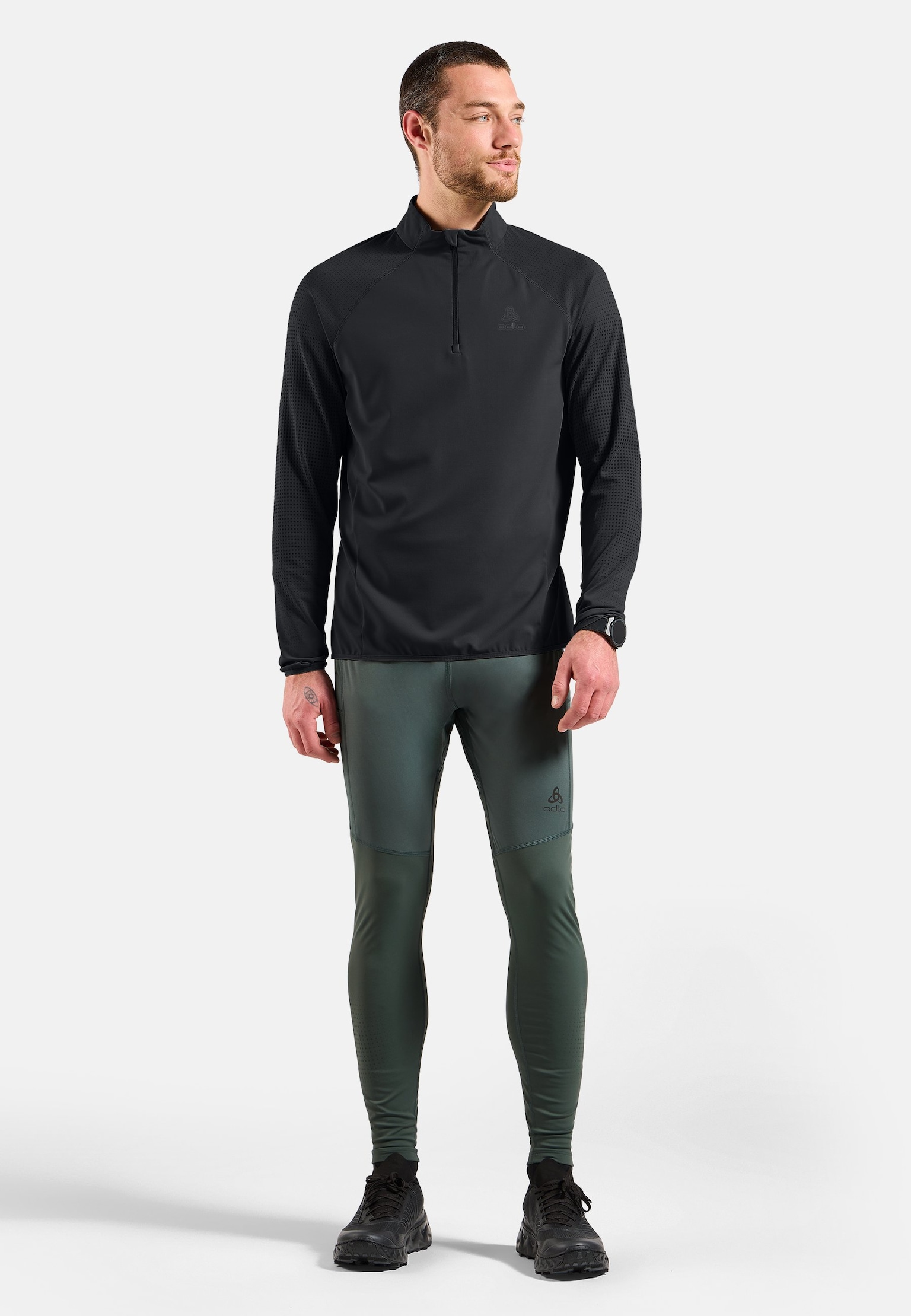 Zeroweight Warm Running Half-Zip Mid Layer