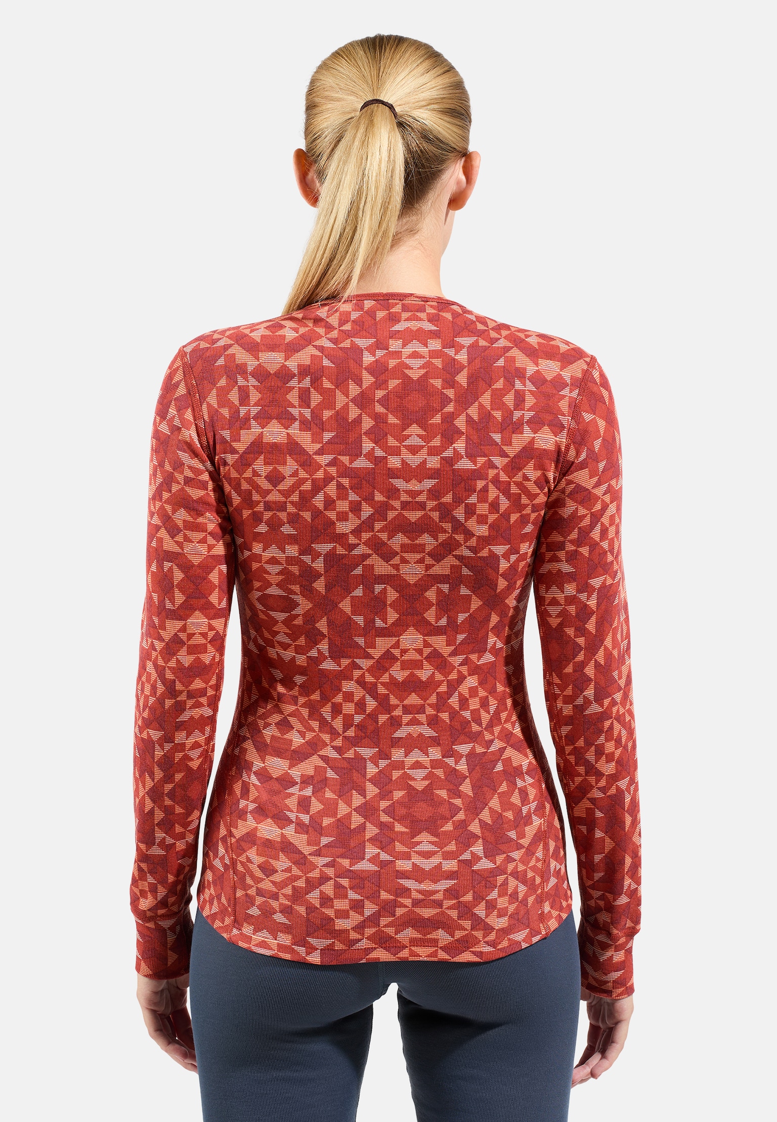 Active Warm Graphic Base Layer Langarmshirt