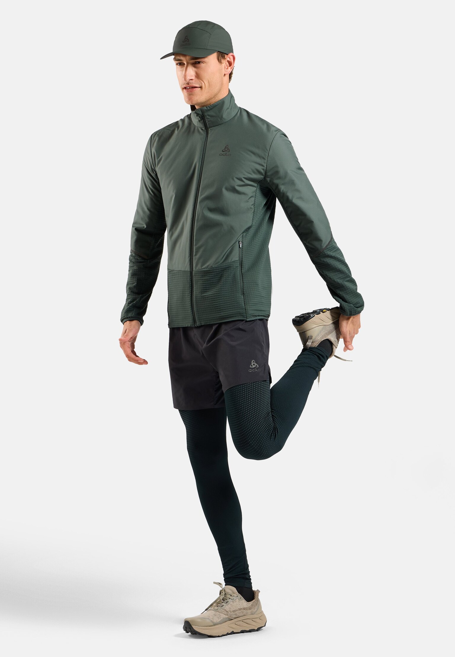 Giacca da running ibrida Essentials Insulator