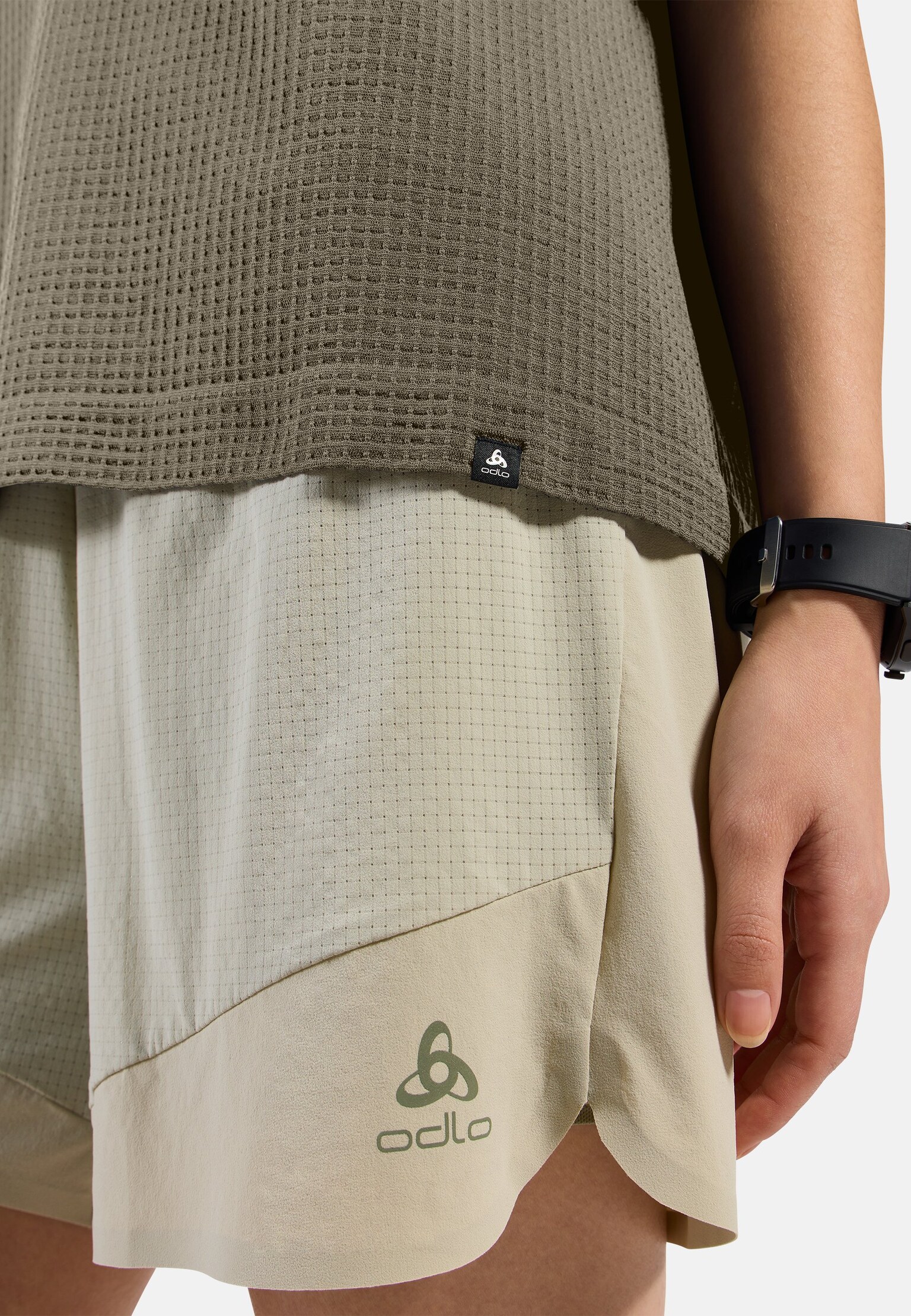 Cubic Merino T‑Shirt mit Rundhalsausschnitt