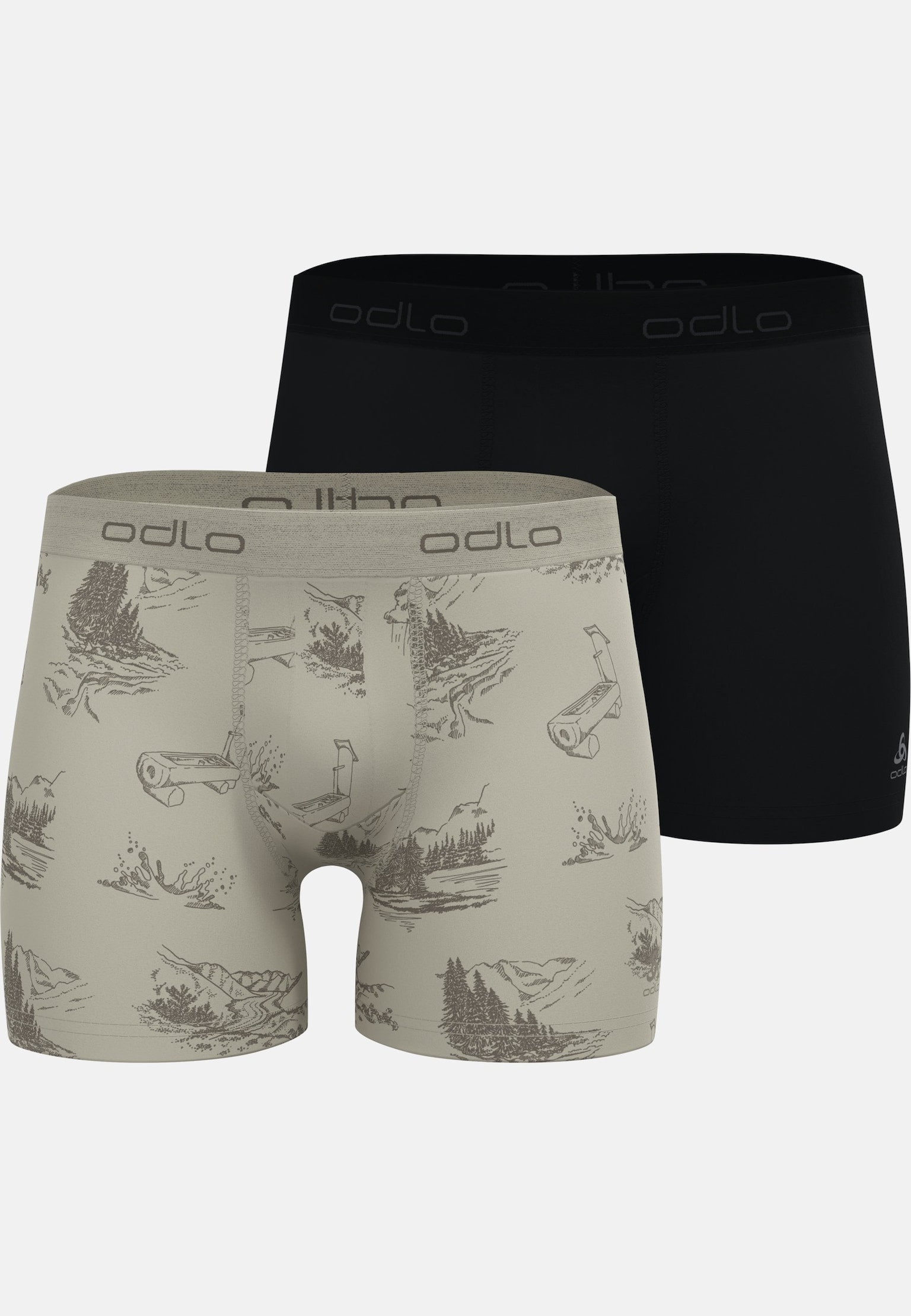 Active F-Dry Graphic 2-Pack Boxers