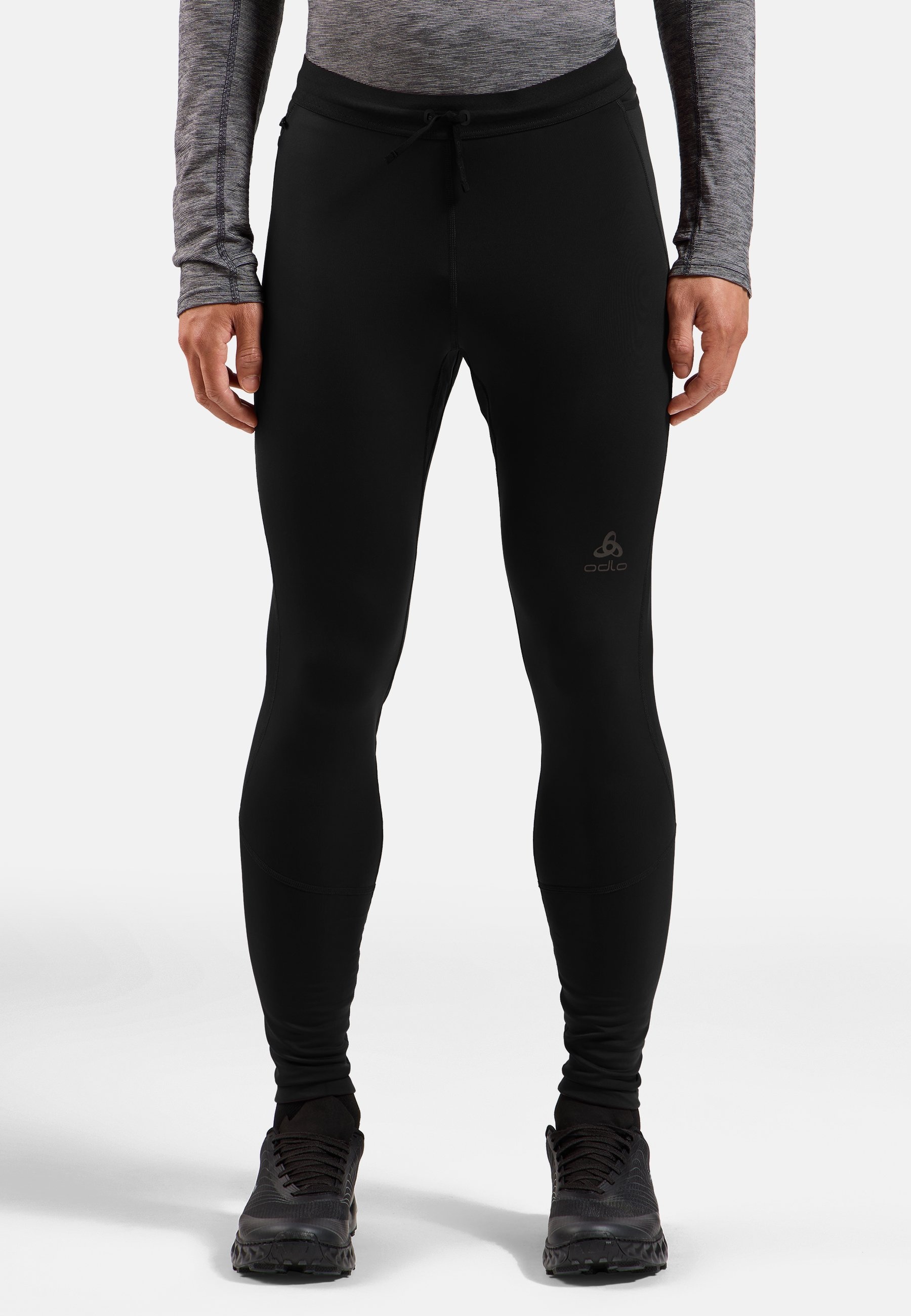 スーツ ODLO FW24 LEGGINGS BASE LAYER (196401 15000) The Essentials running tights in cinder | High-Performance