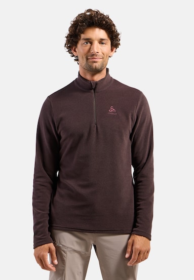 Top mid layer con mezza zip Roy da uomo