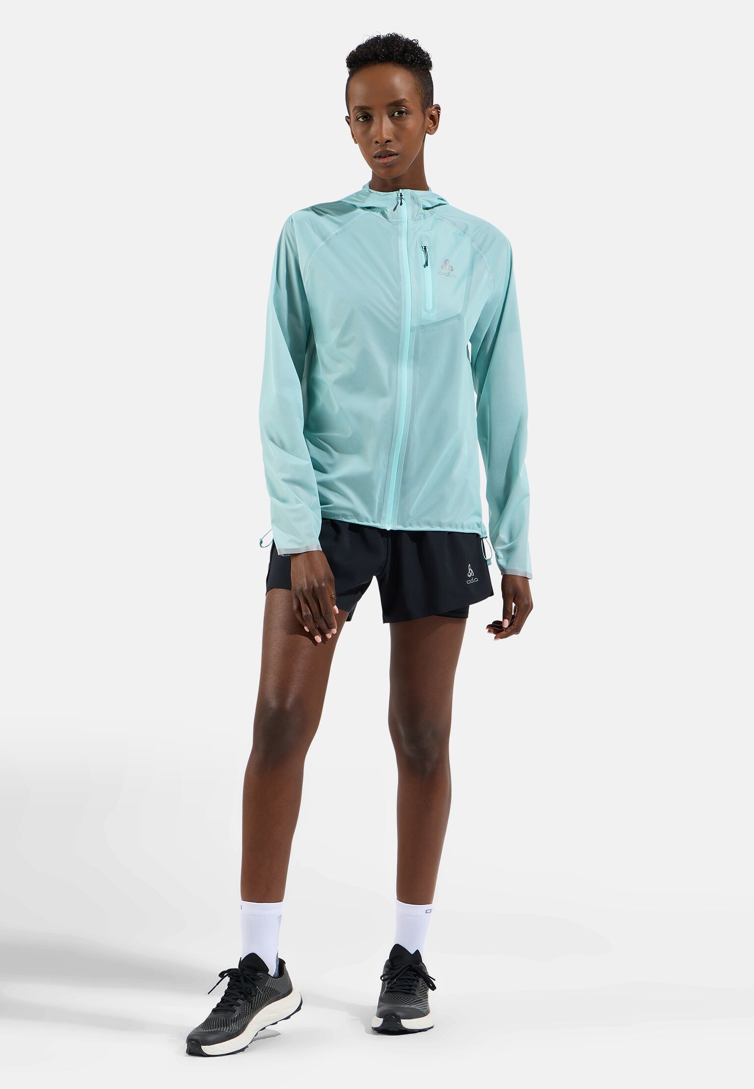 Giacca da running impermeabile Zeroweight Dual Dry Performance Knit