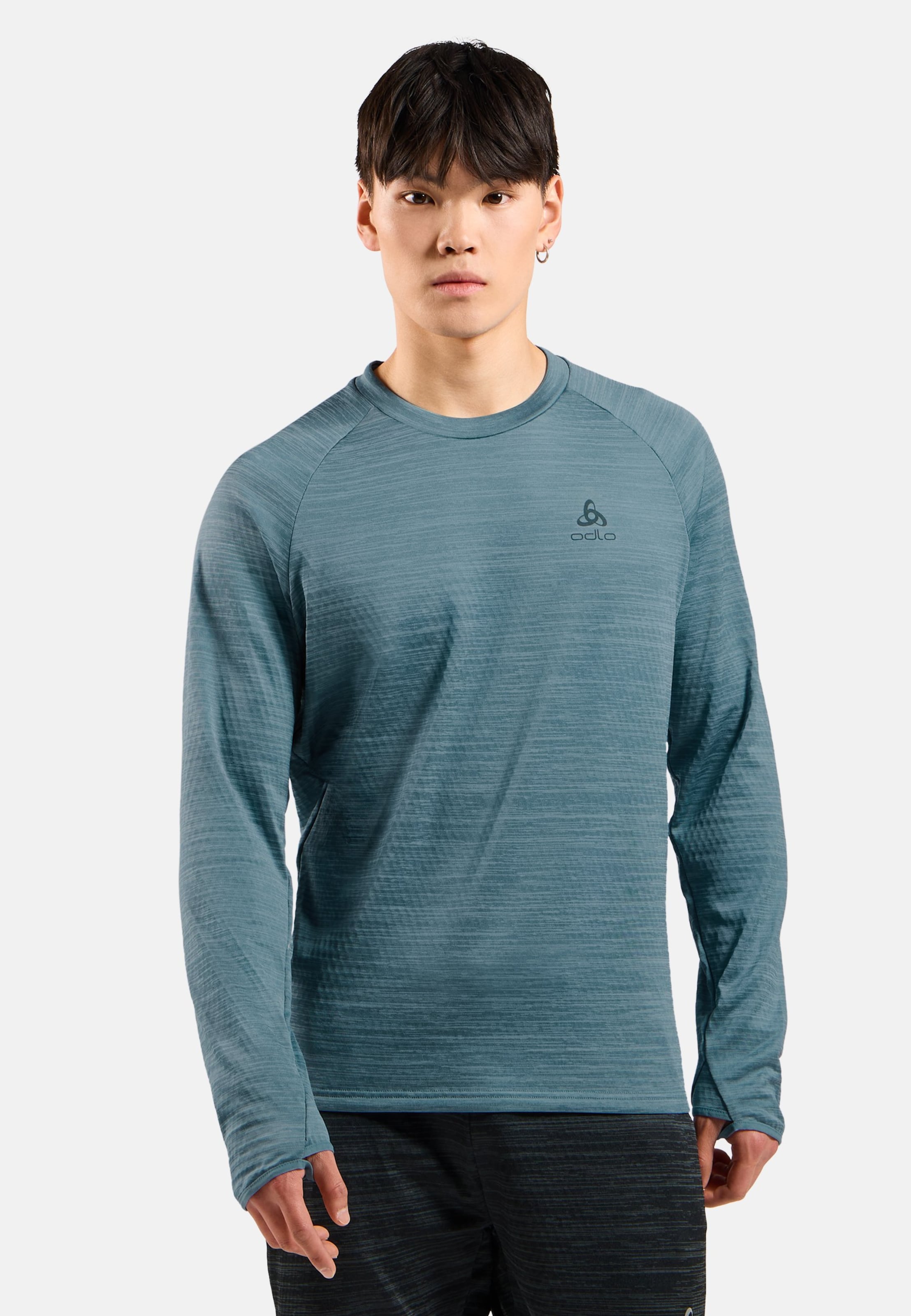 Odlo Run Easy Warm Mid Layer für Herren, S, blau