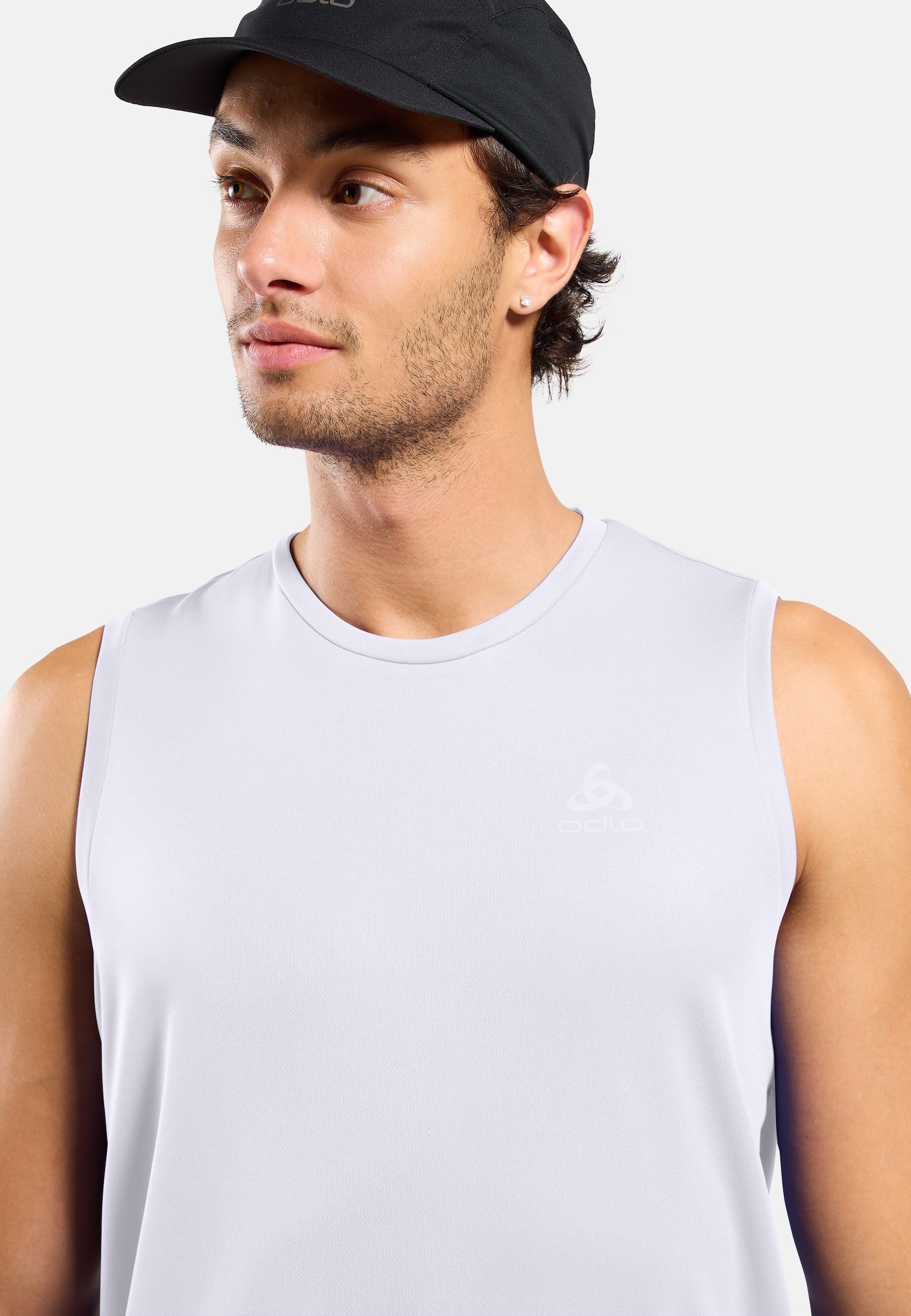 The men's Essentials base layer running singlet