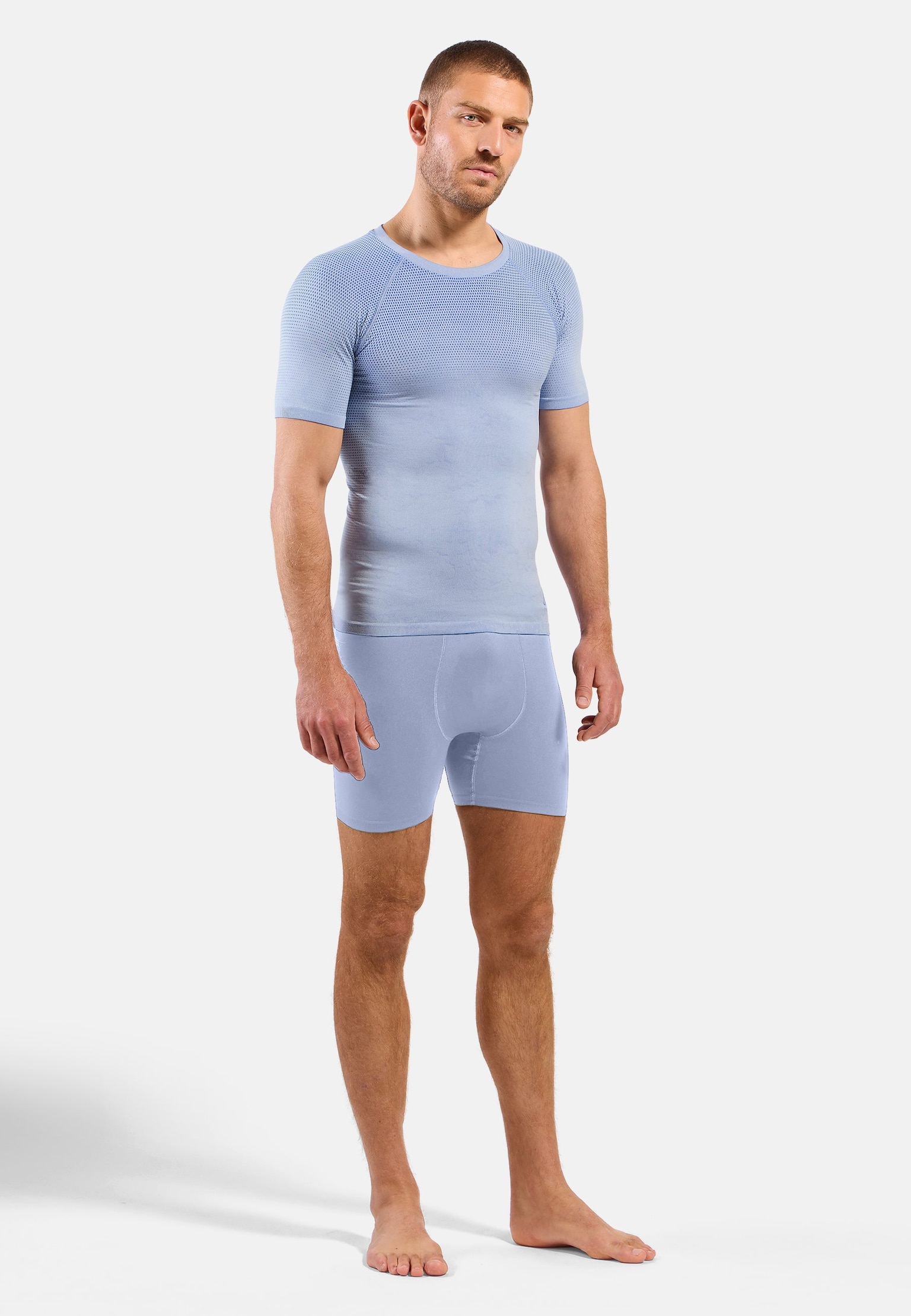 Haut technique à manches courtes avec motif effet pluie Performance Light