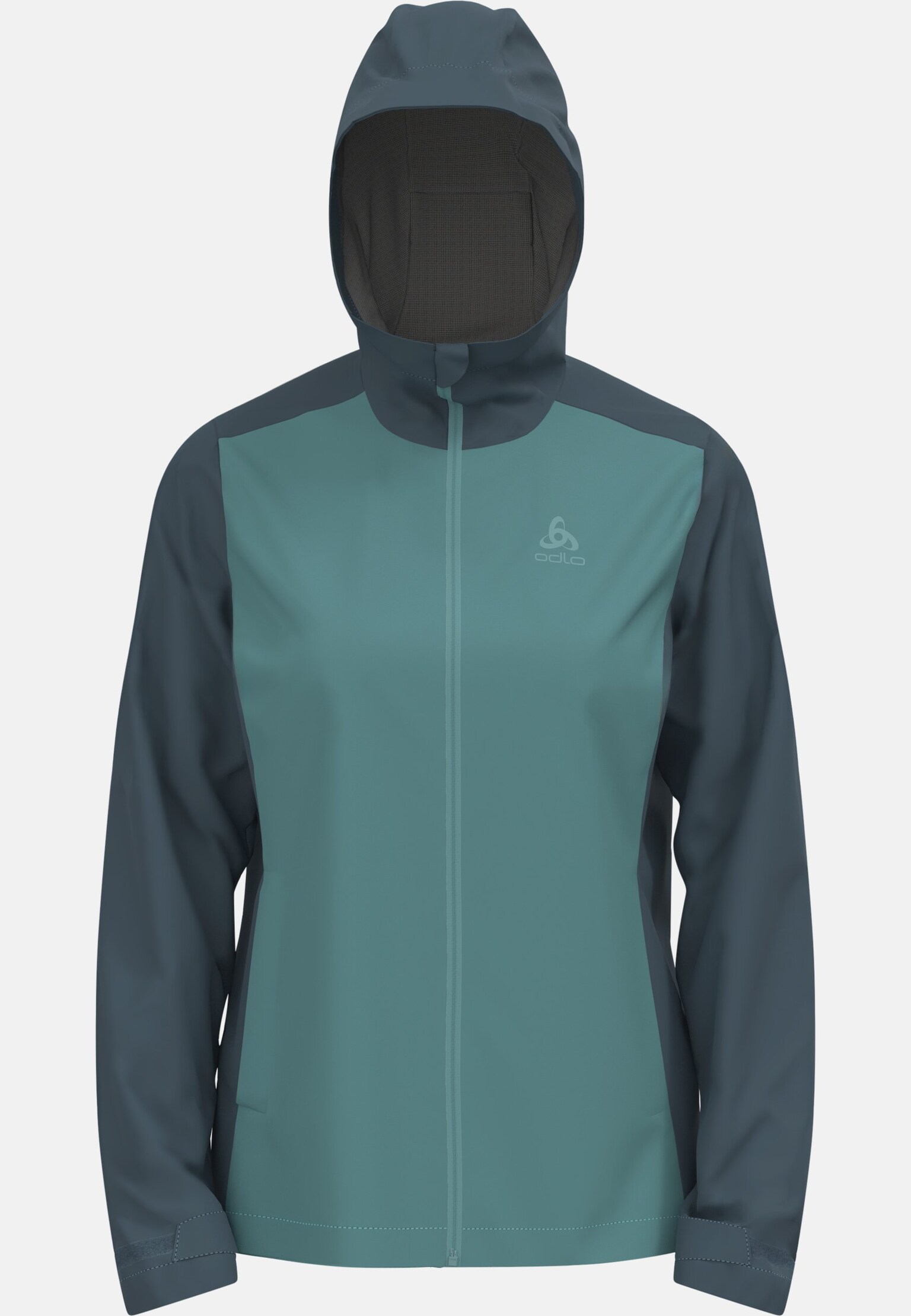 The women's Aegis 2.5L waterproof hardshell jacket