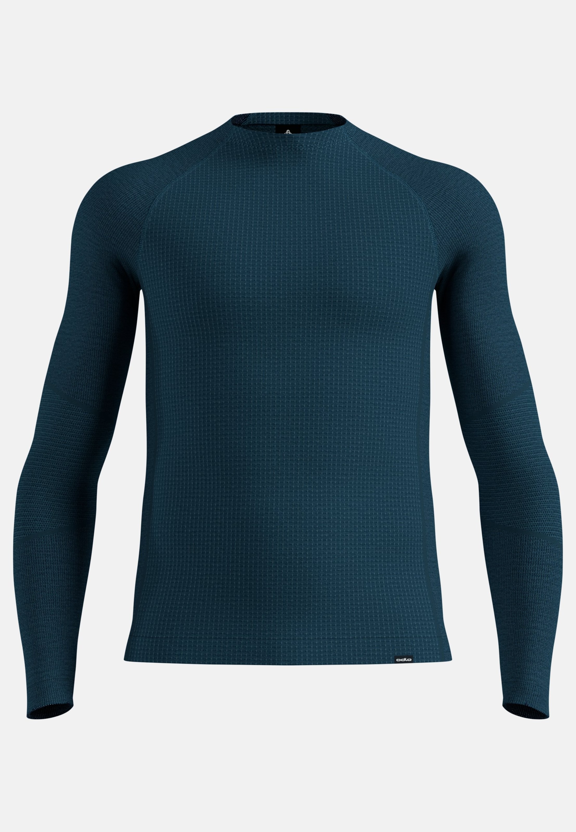 Odlo Seamless Performance Wool Base Layer Shirt für Herren - Wandern, Skilanglauf - marineblau, S