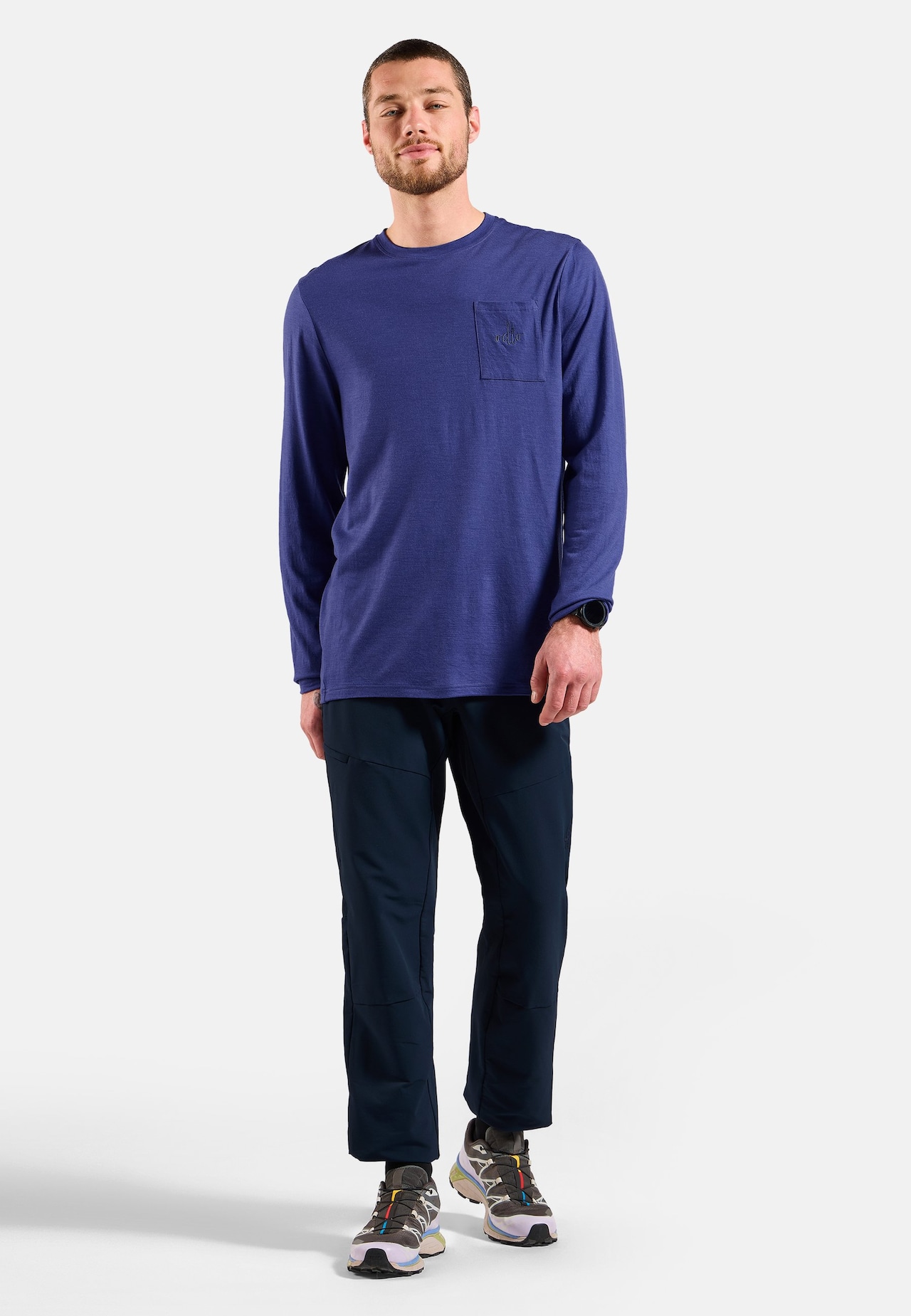 Merino 200 Pocket Langarm-Shirt
