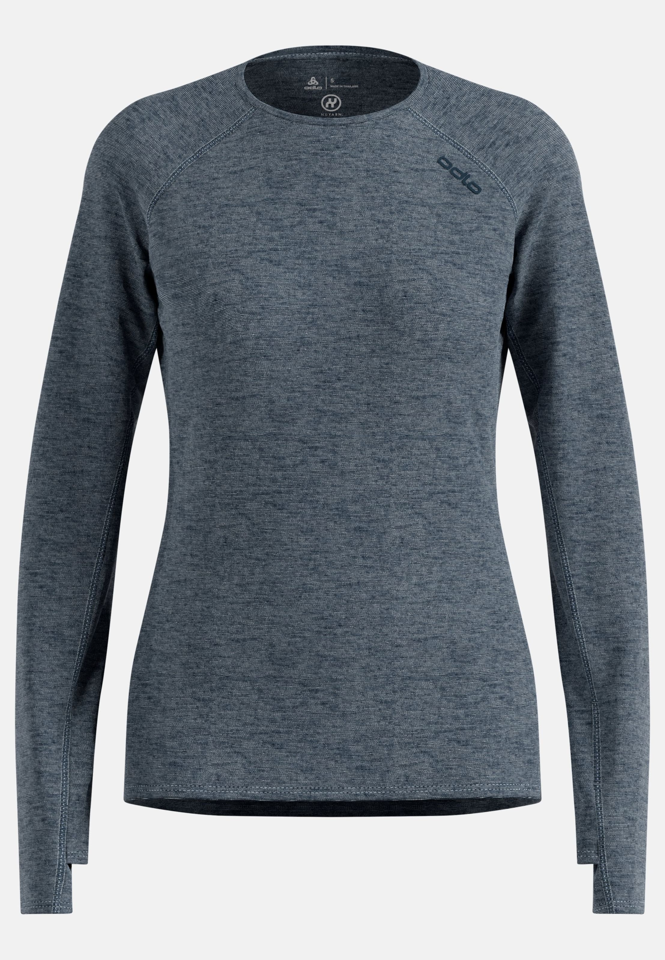 Odlo X-Alp 115 Langarm-Laufshirt für Damen - Trail Running, Wandern - marineblau, S