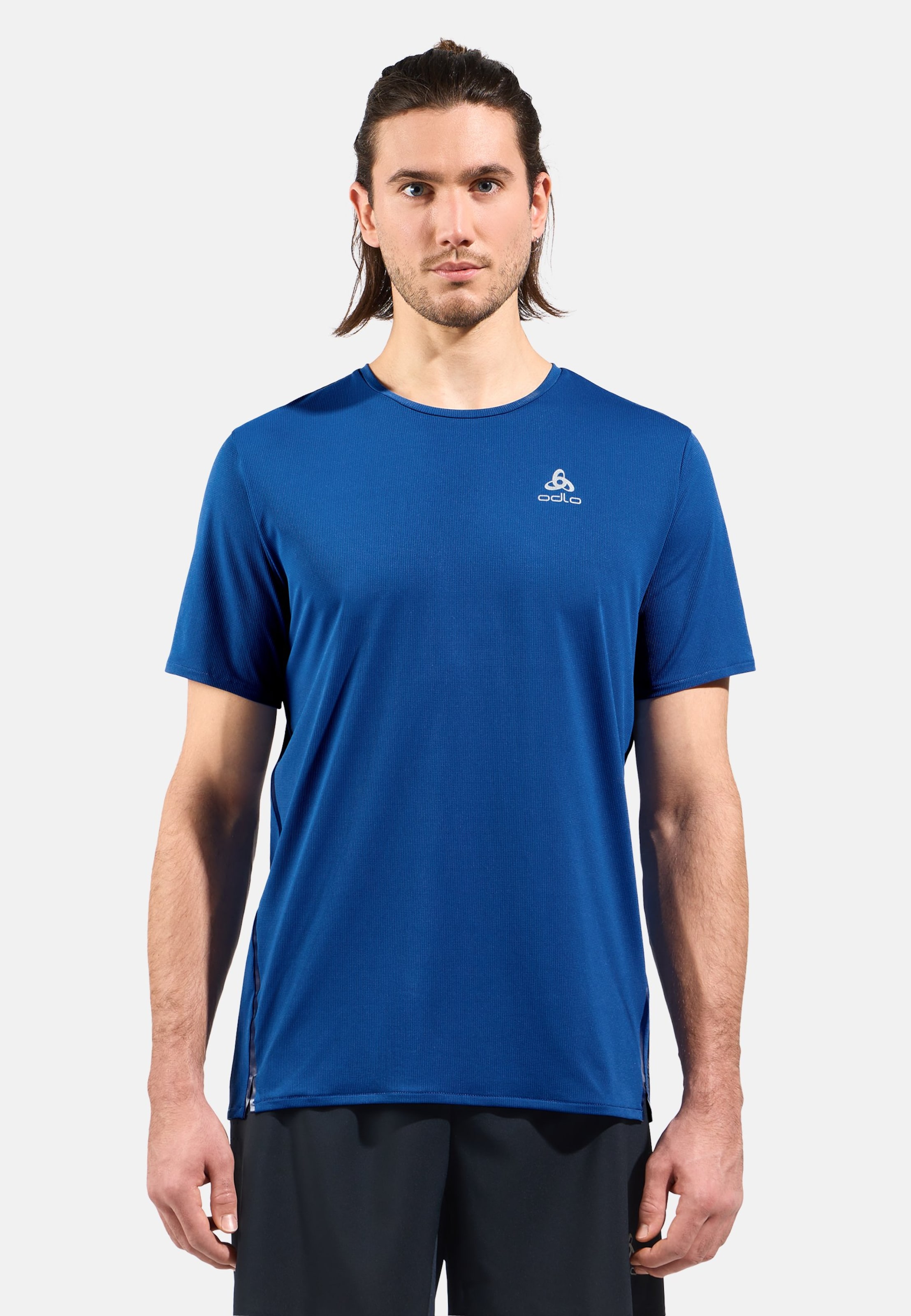 Odlo Zeroweight Chill-Tec T-Shirt für Herren, M, blau