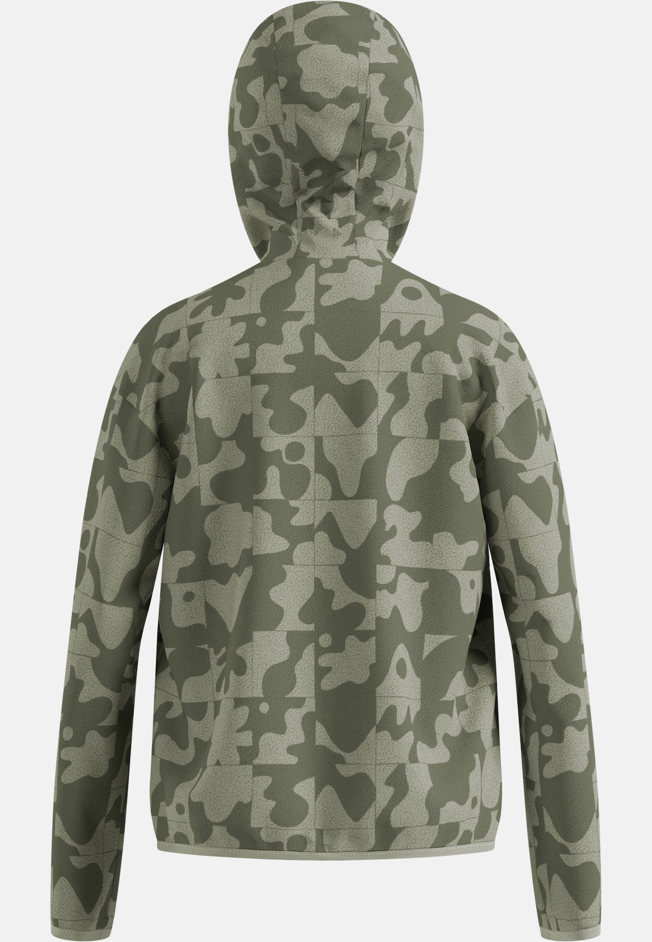 High Pile Print Kids Hettegenser Full-Zip