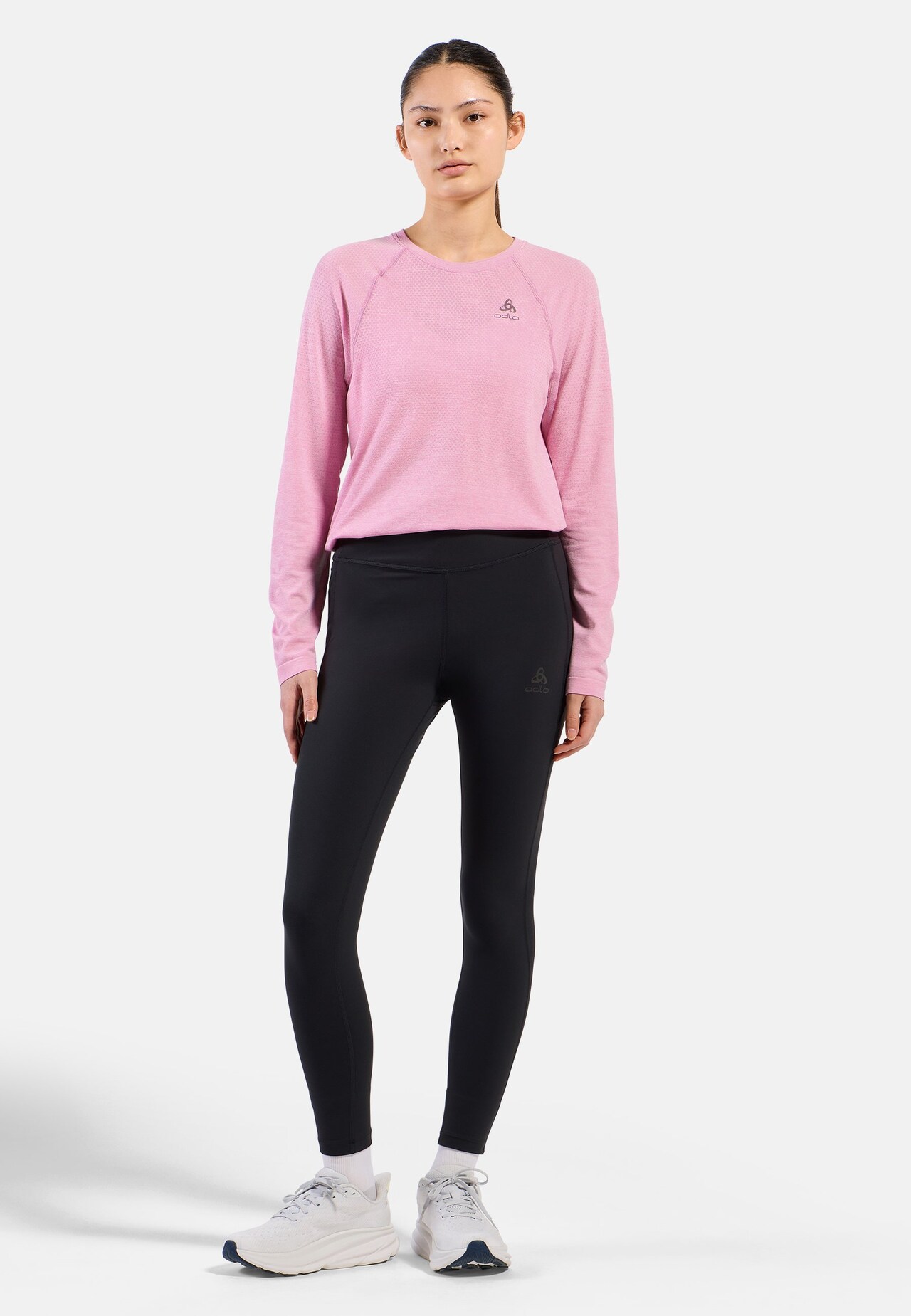 T-shirt da running Essential Seamless a maniche lunghe