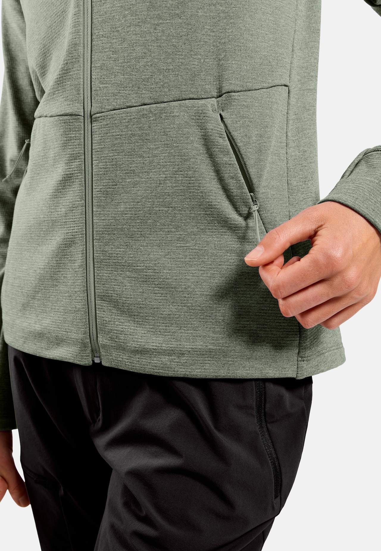 Grid Fleece Mid Layer Full-Zip