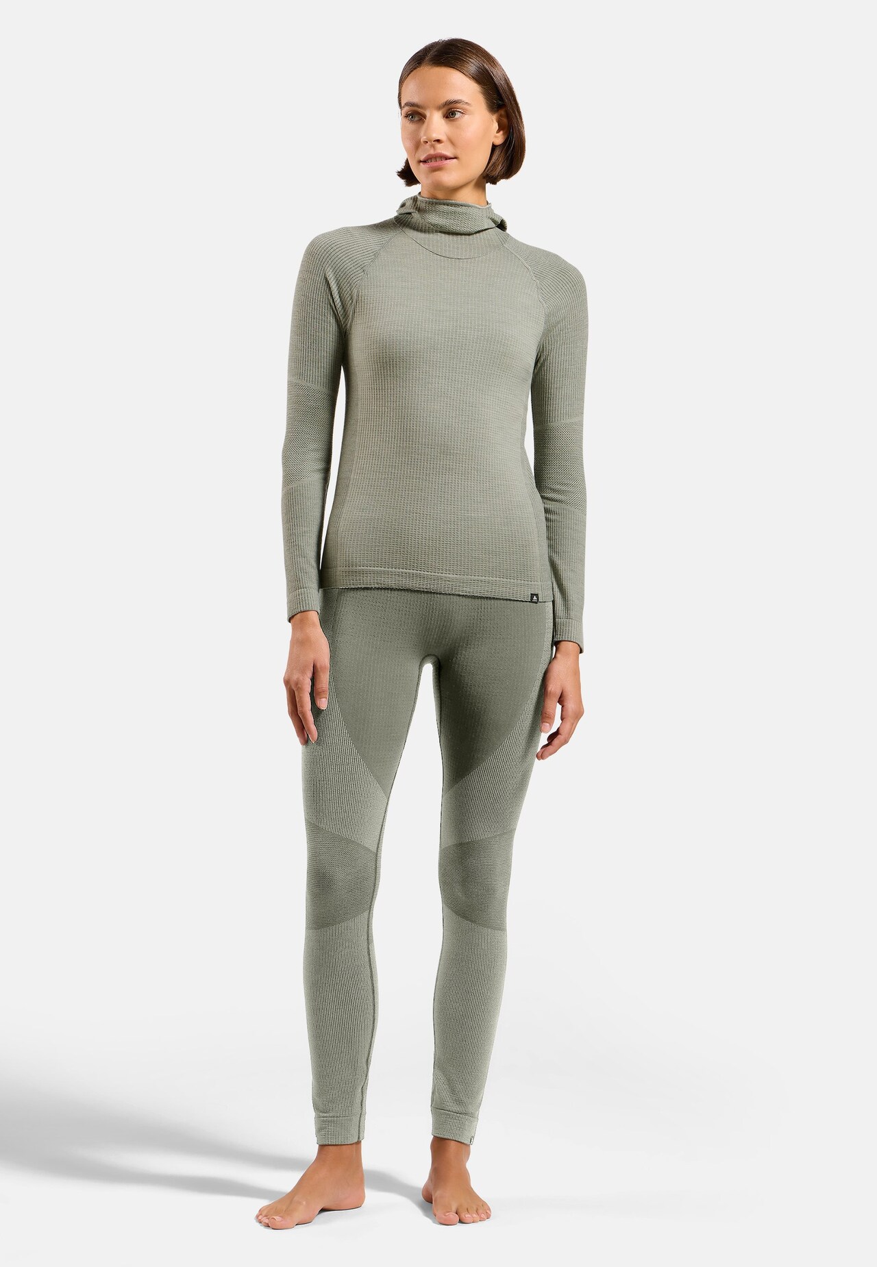 Seamless Performance Wool Base Layer with Facemask