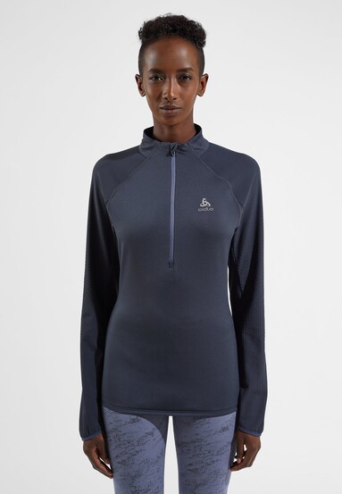 The Zeroweight mid layer running half-zip
